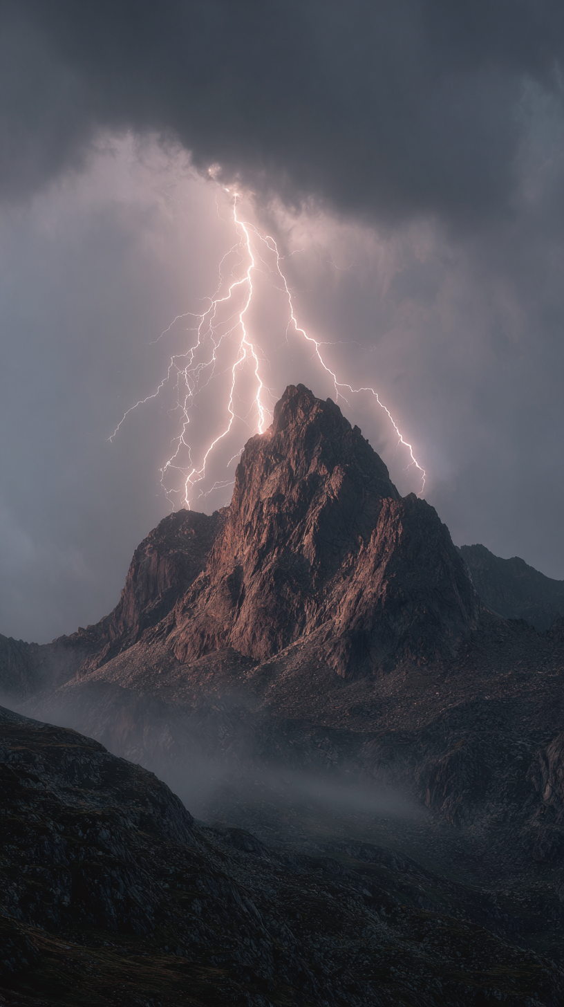 fond d'écran Foudre pour iphone télécharger gratuit