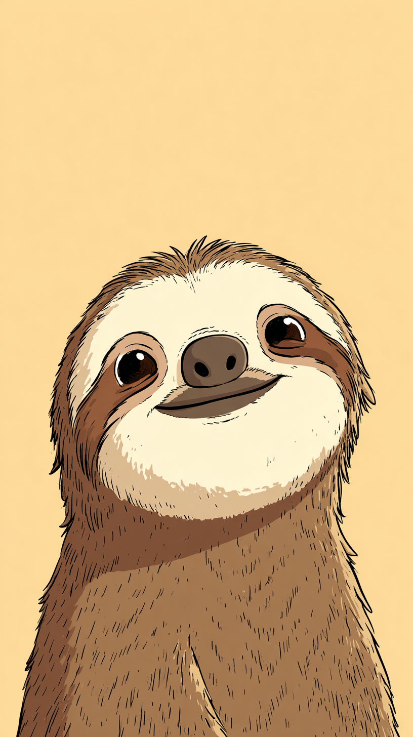 fond d'écran Paresseux iphone x télécharger gratuit