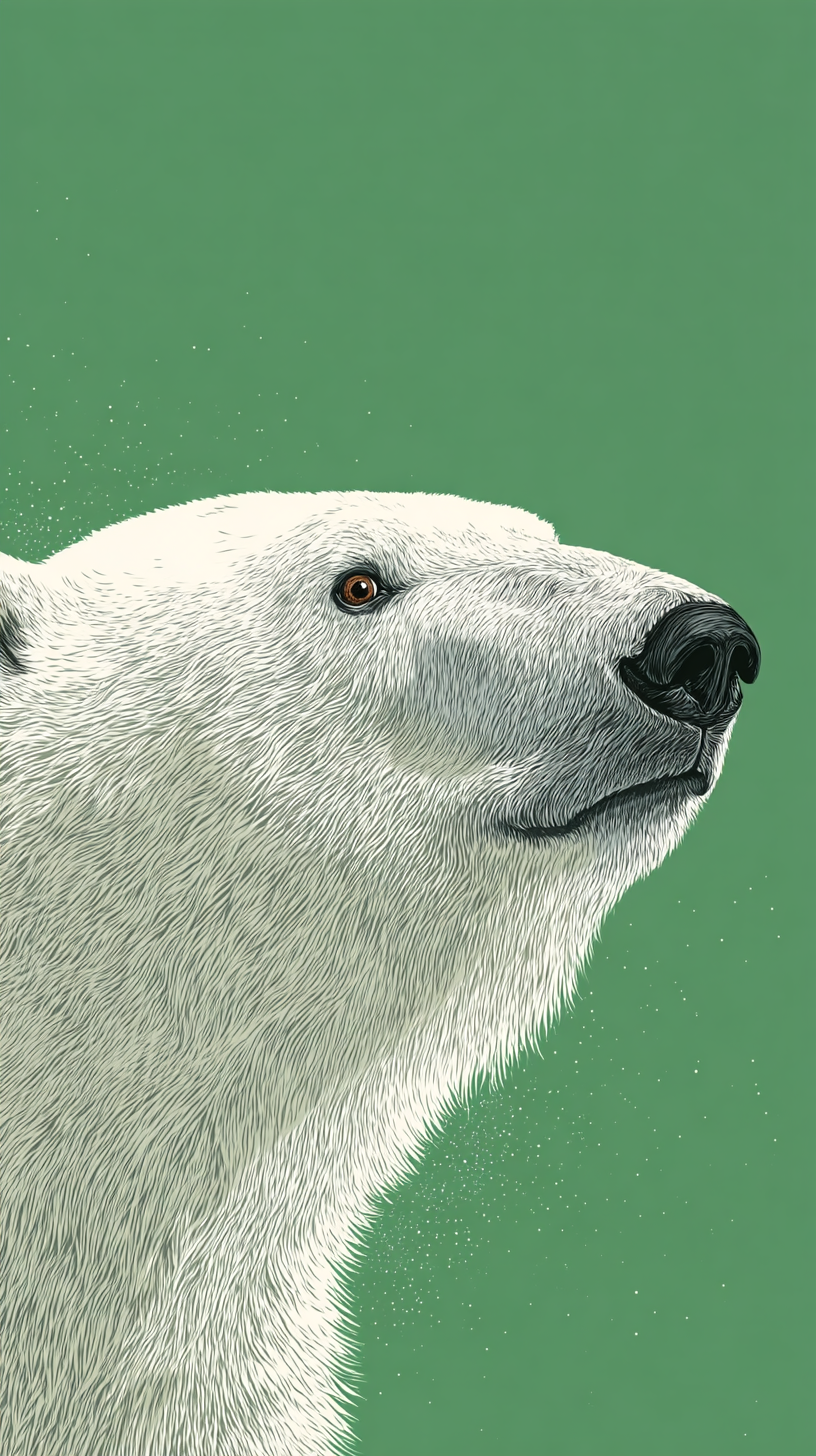 fond d'écran Ours blanc iphone 17 air gratuit