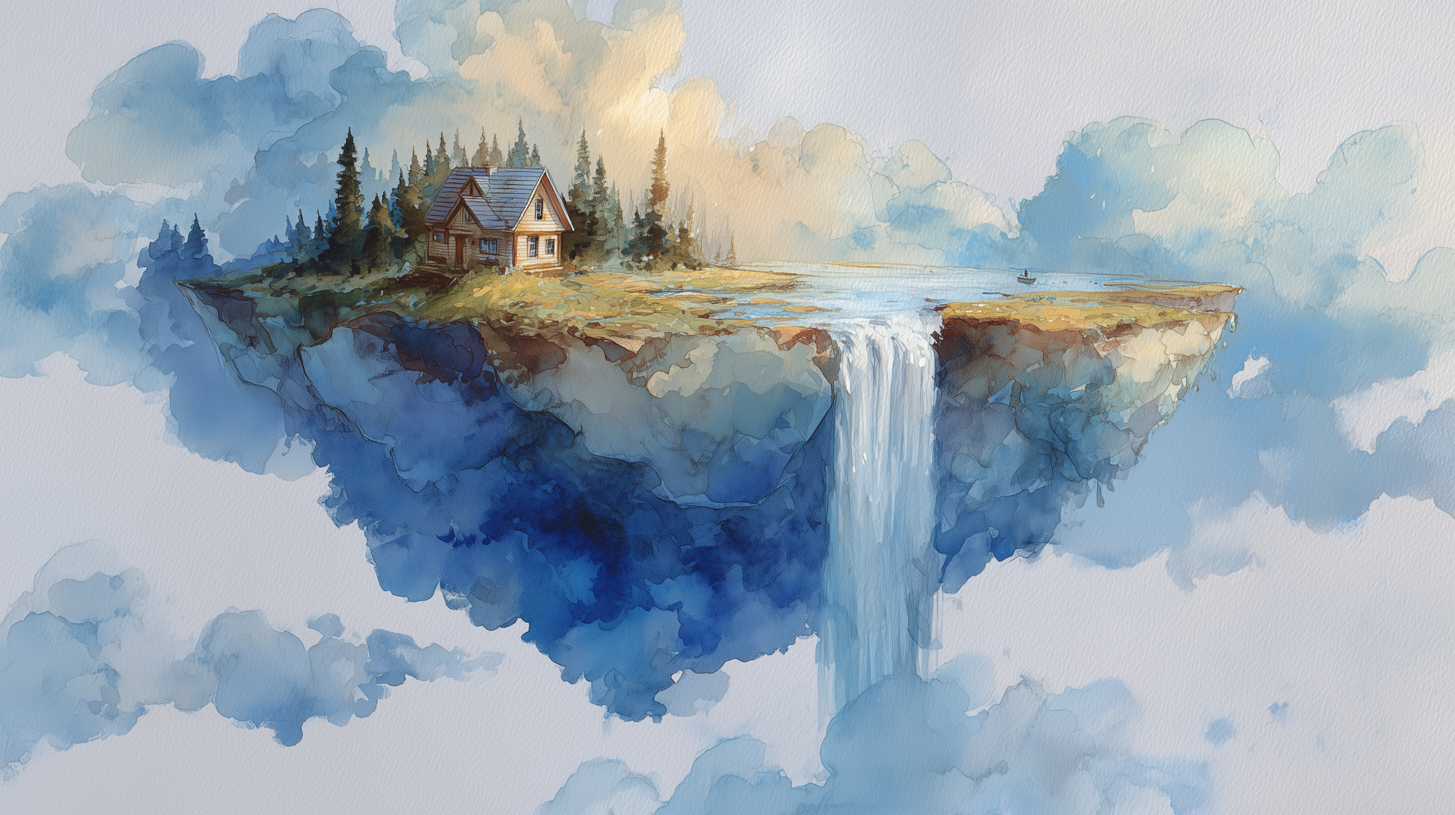 fond d'écran Aquarelle pour mac 4k téléchargement gratuit