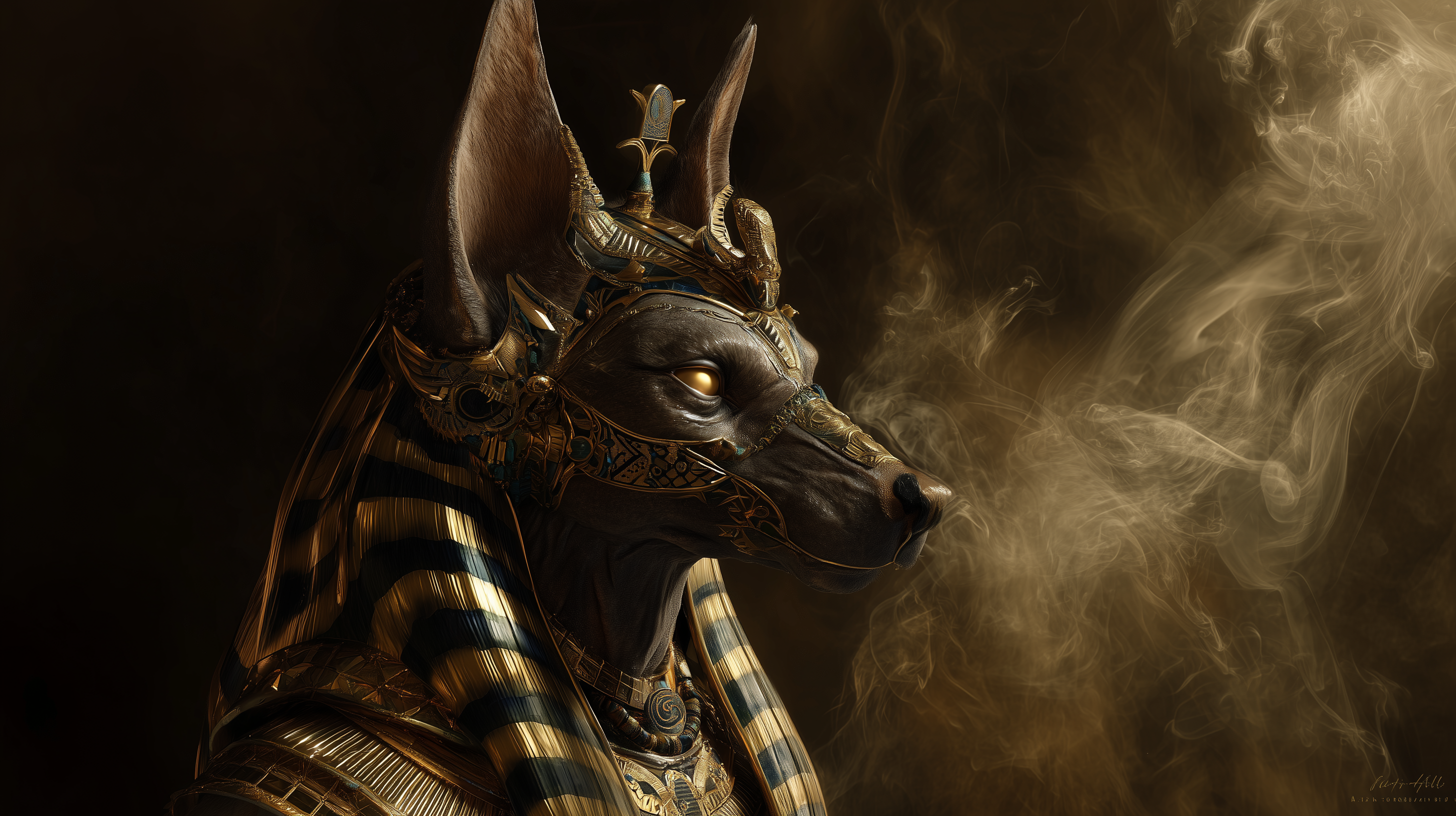 fond d'écran Anubis 4k mac téléchargement gratuit