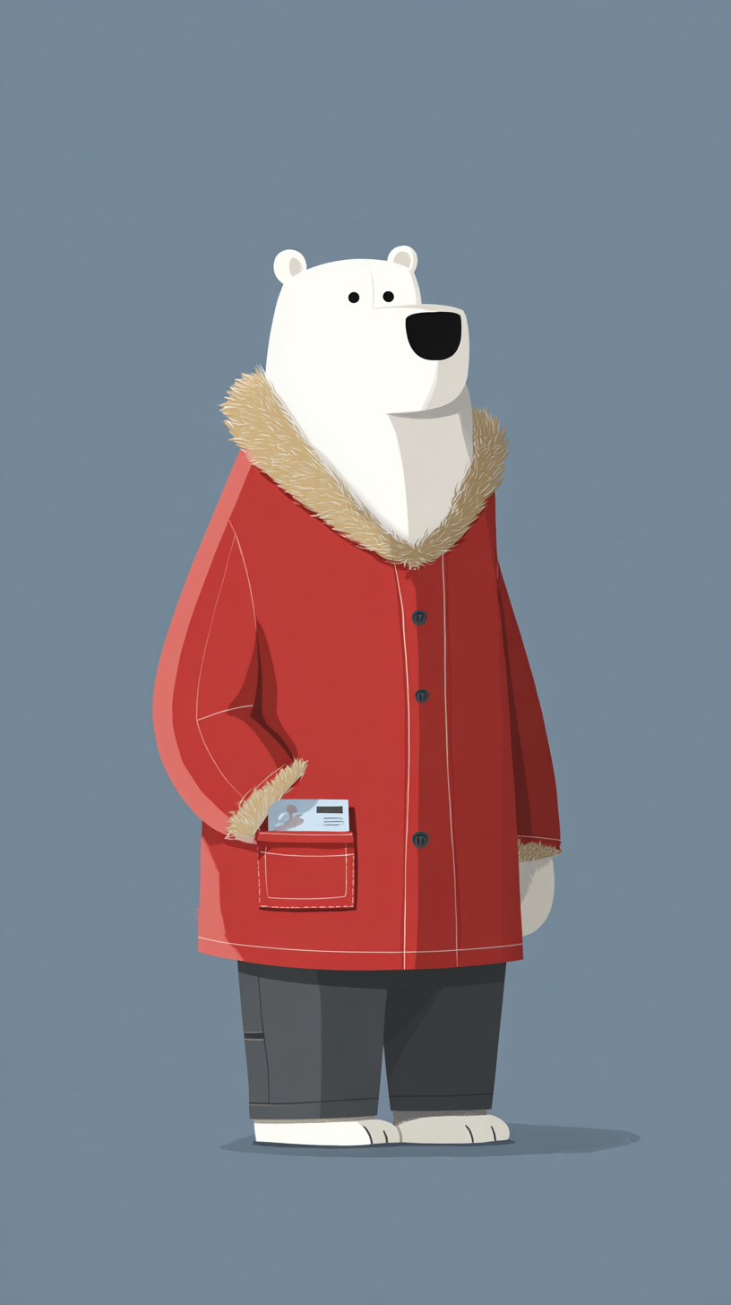 fond d'écran Ours blanc iphone 15 pro télécharger gratuit