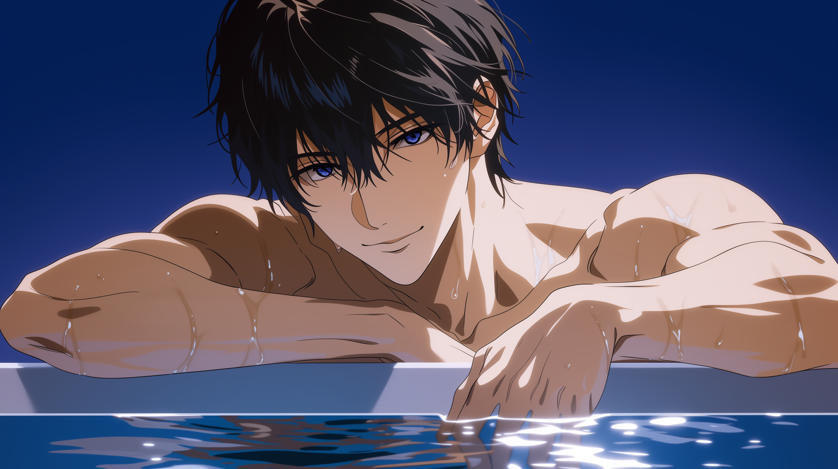 fond d'écran Garçon Anime hd 1366x768 téléchargement gratuit