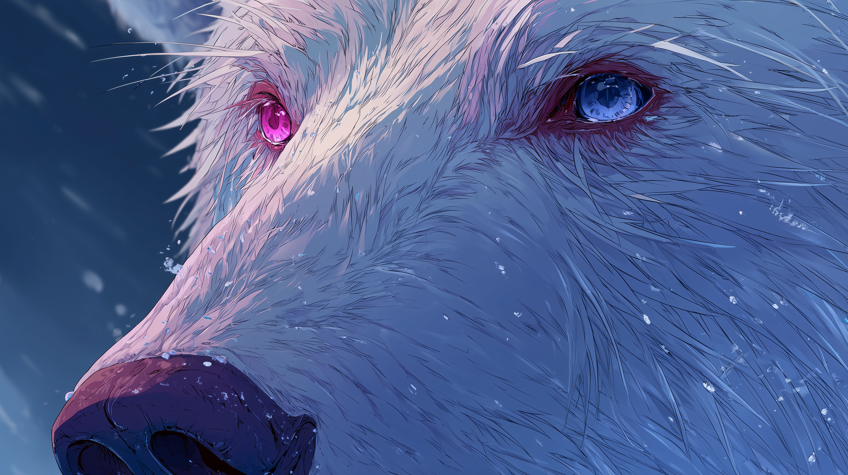 fond d'écran Ours blanc 8k téléchargement gratuit