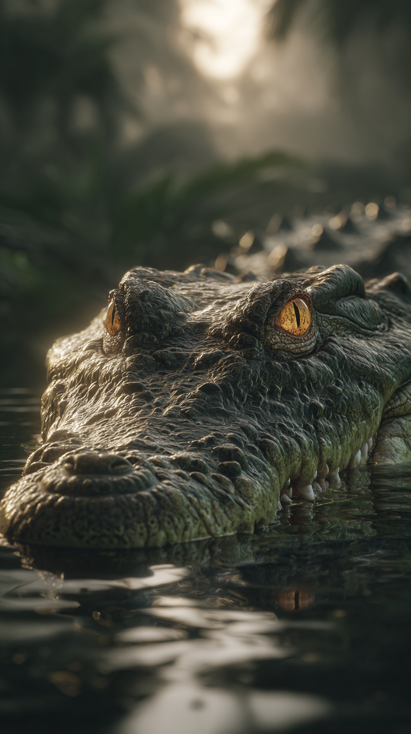 fond d'écran Crocodylidae iphone 15 télécharger gratuit
