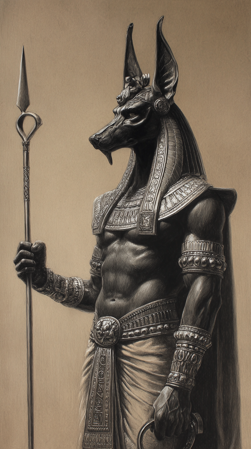 fond d'écran Anubis téléphone Xiaomi télécharger gratuit