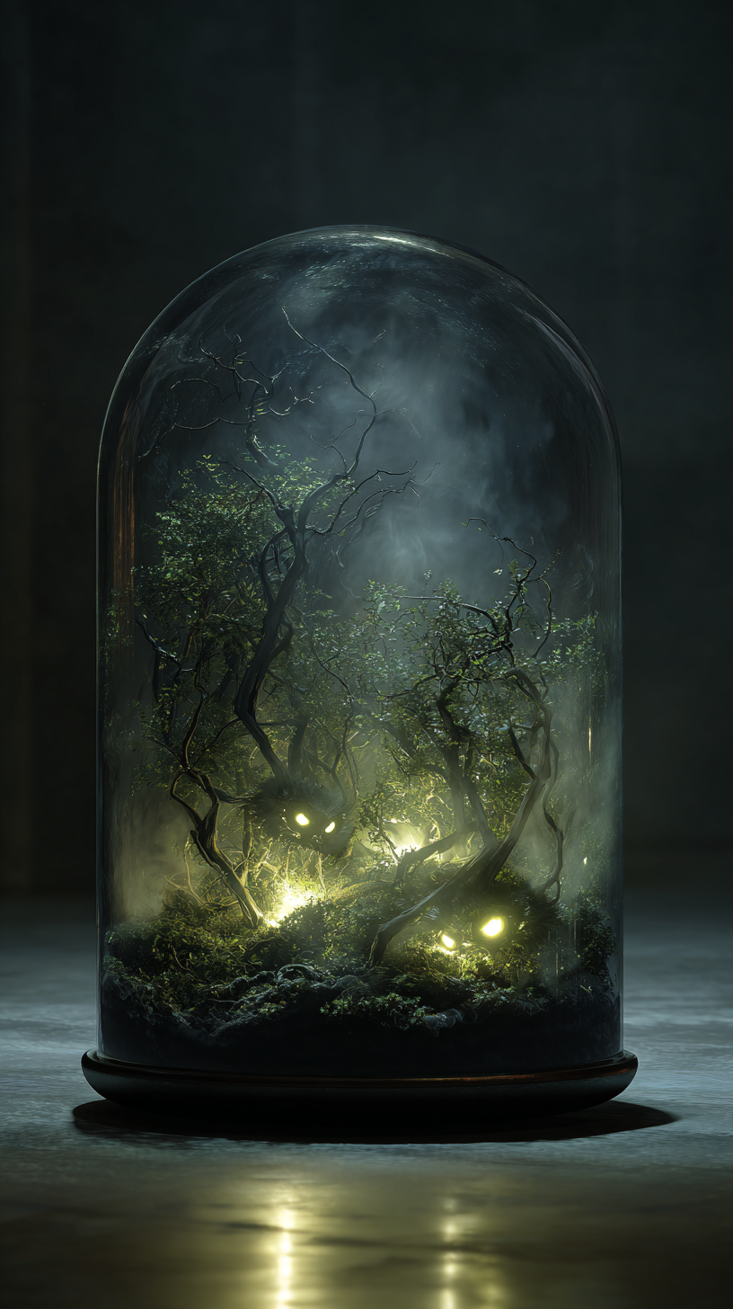 fond d'écran Terrarium iphone 16 pro max gratuit