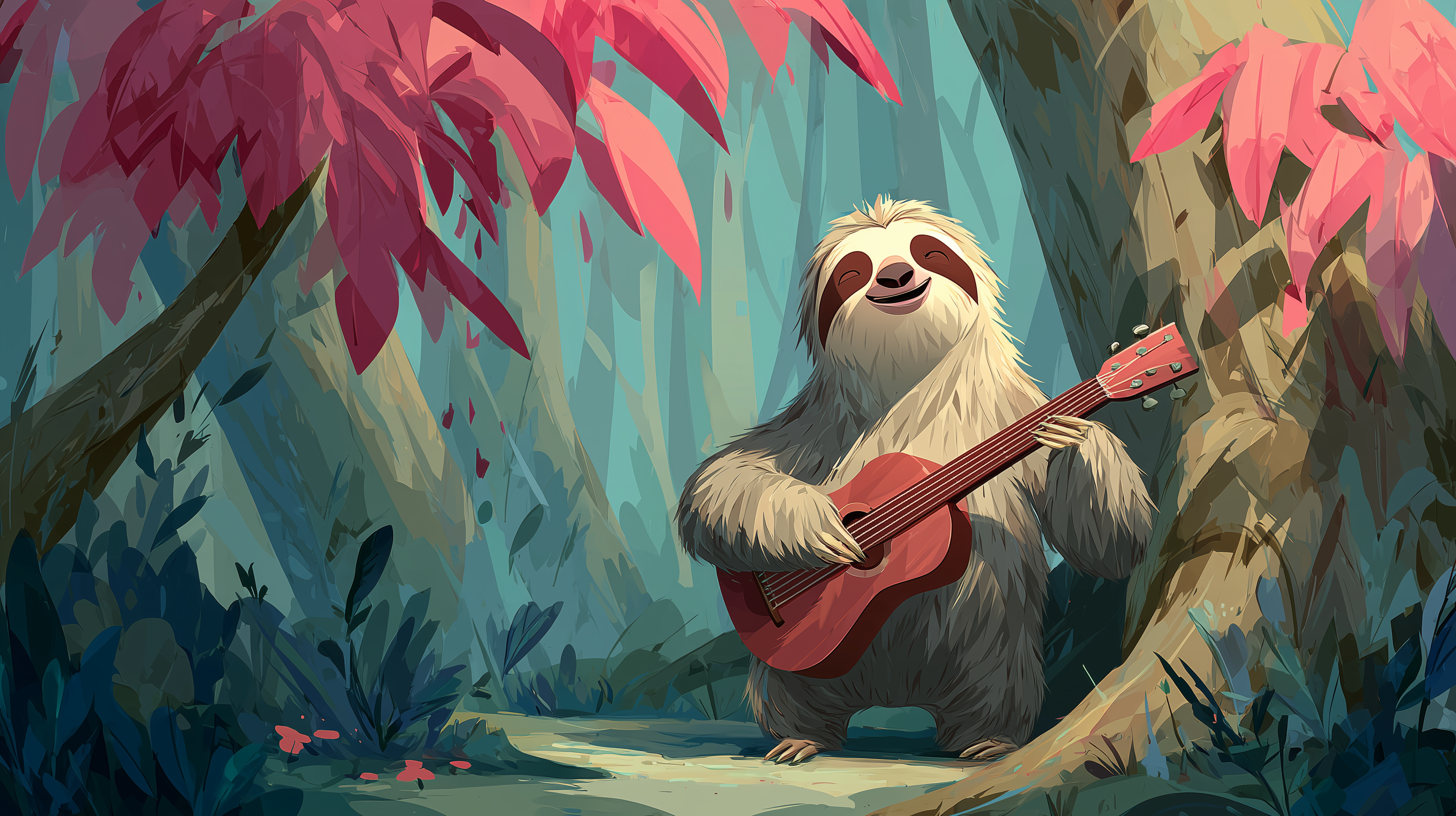 fond d'écran Paresseux 4k mac téléchargement gratuit