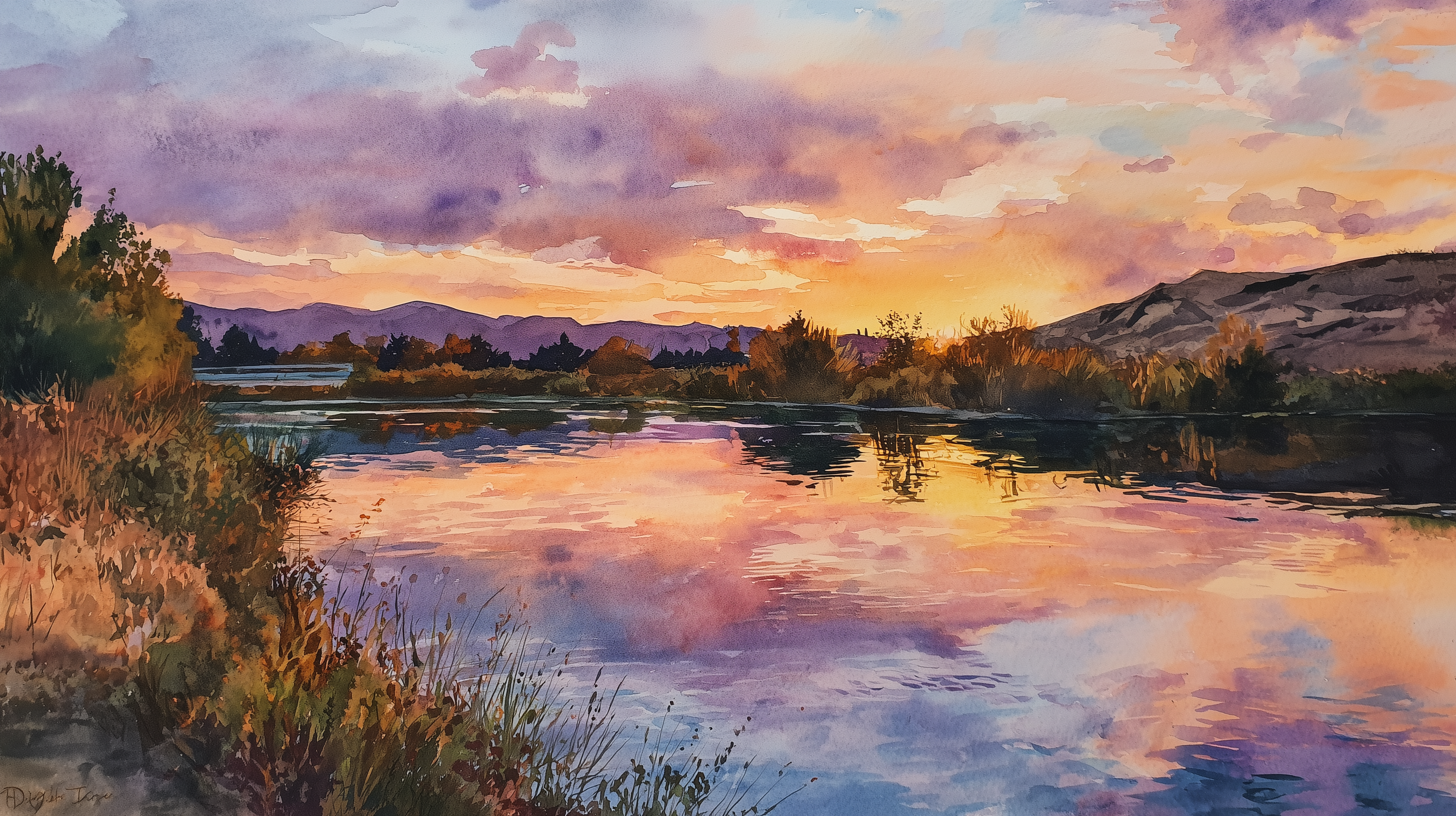 fond d'écran Aquarelle 4k windows téléchargement gratuit