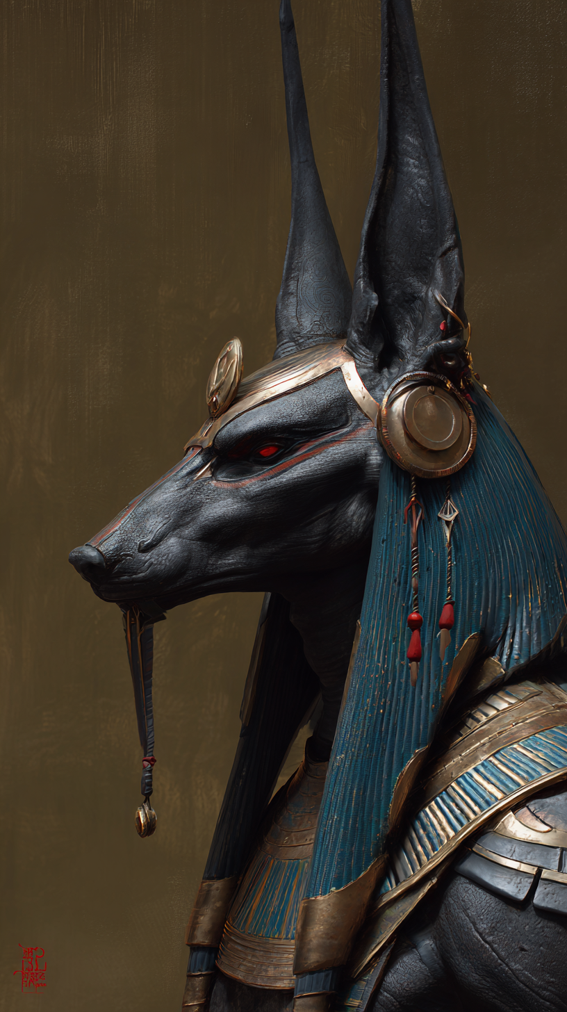 fond d'écran Anubis iphone 16e gratuit