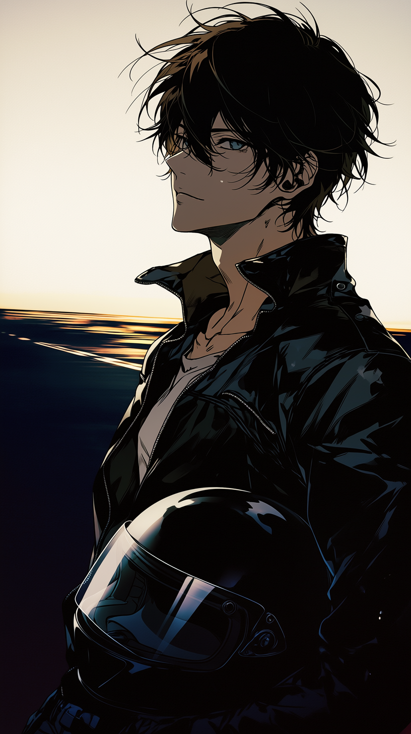 fond d'écran Garçon Anime iphone 17 pro gratuit