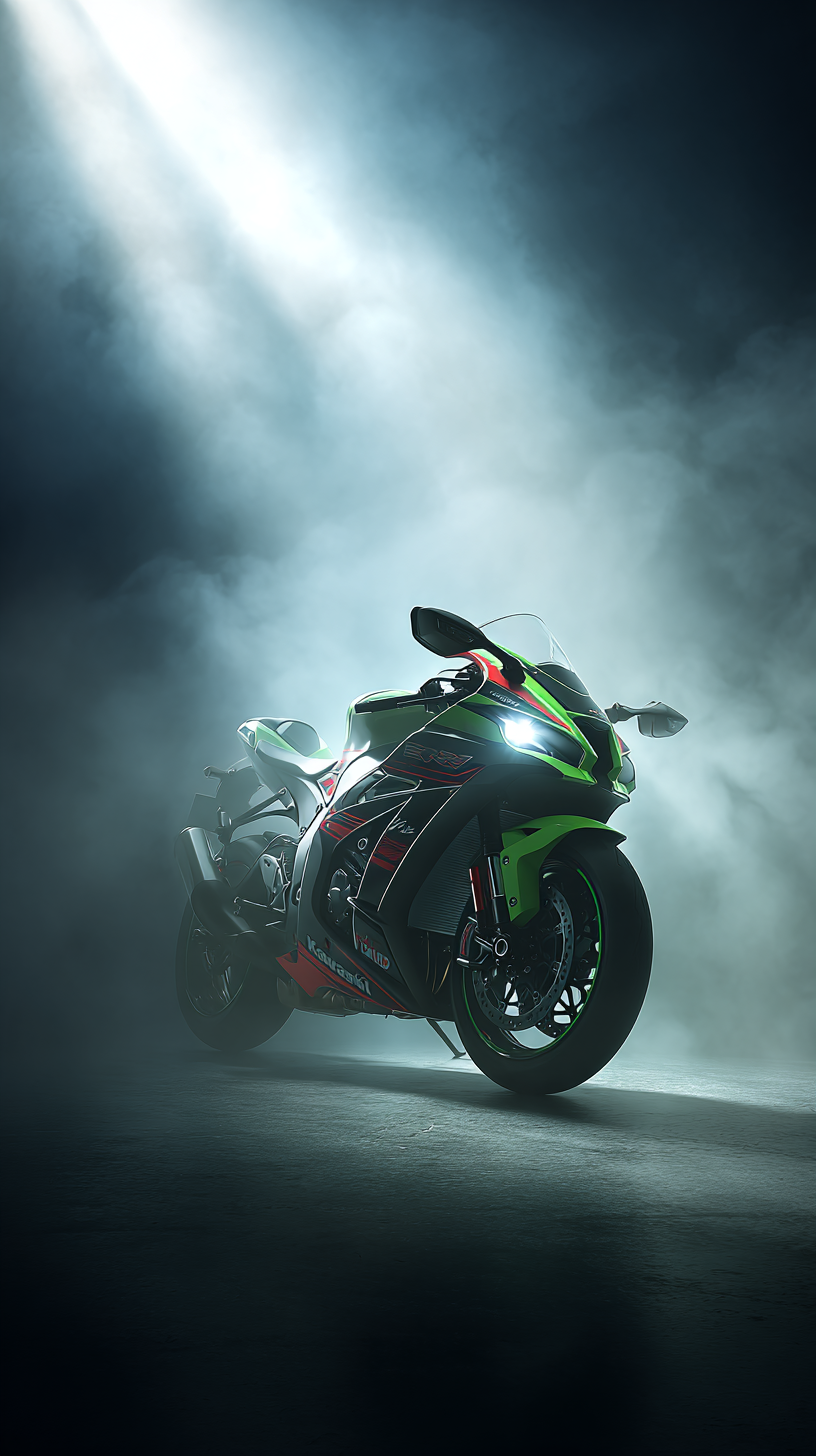 fond d'écran Kawasaki 4k iphone télécharger gratuit