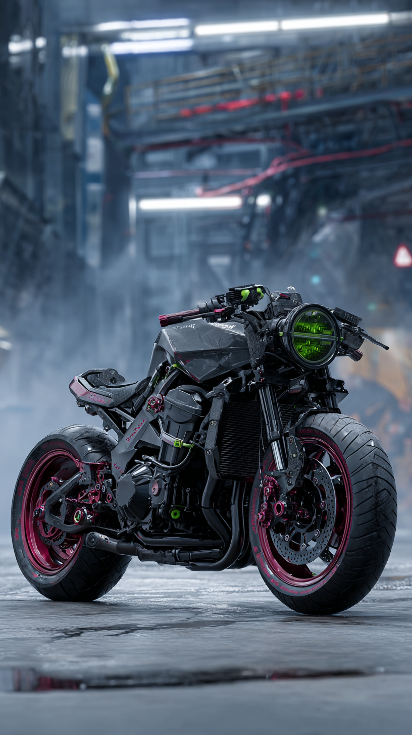 fond d'écran Kawasaki 4k iphone gratuit