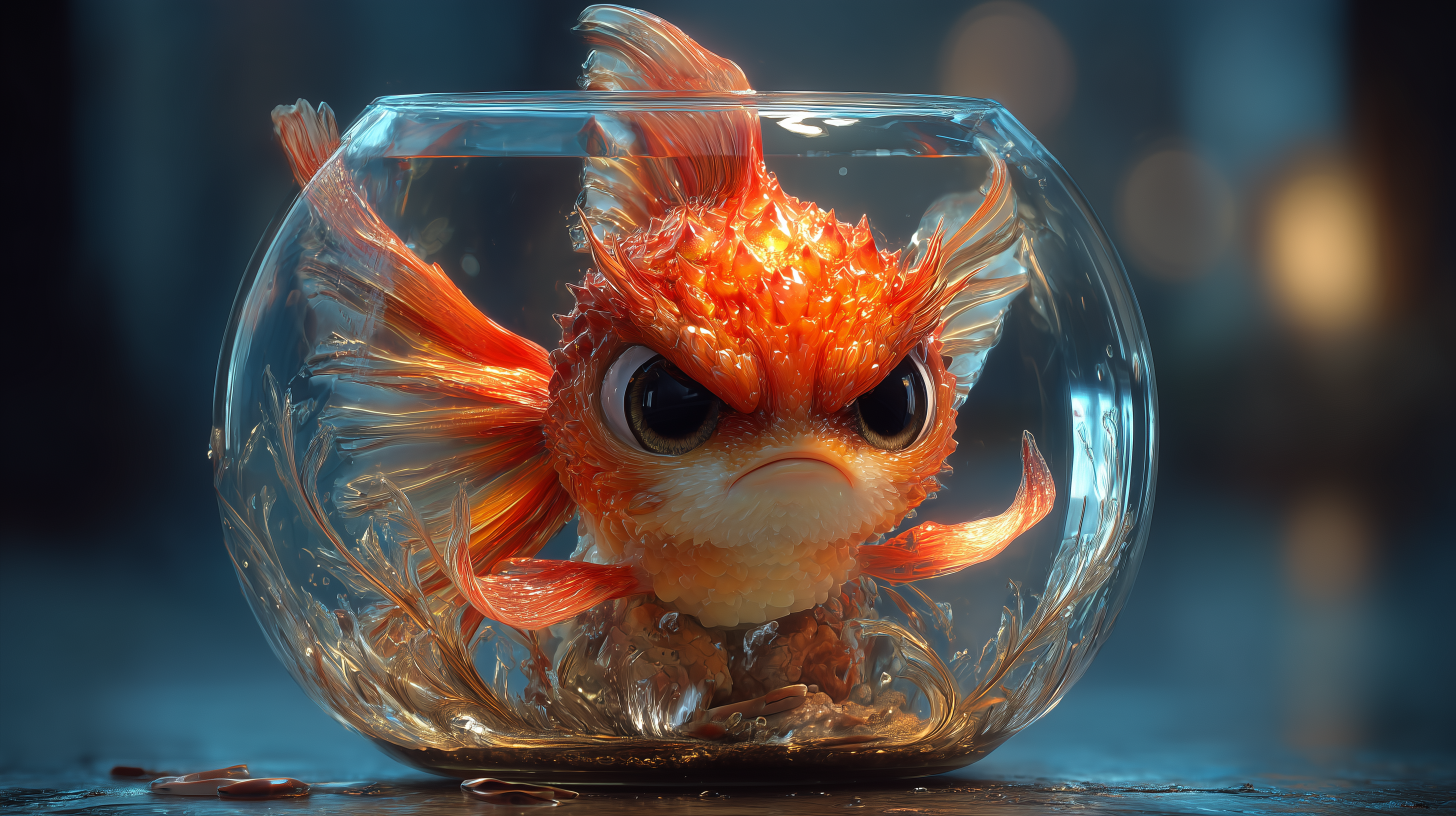 fond d'écran Poisson rouge windows 8 téléchargement gratuit