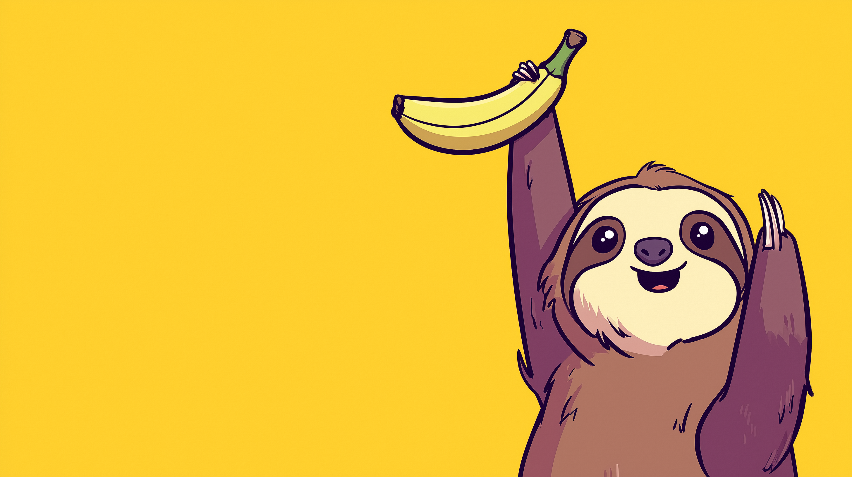 fond d'écran Paresseux 3840x1440 téléchargement gratuit