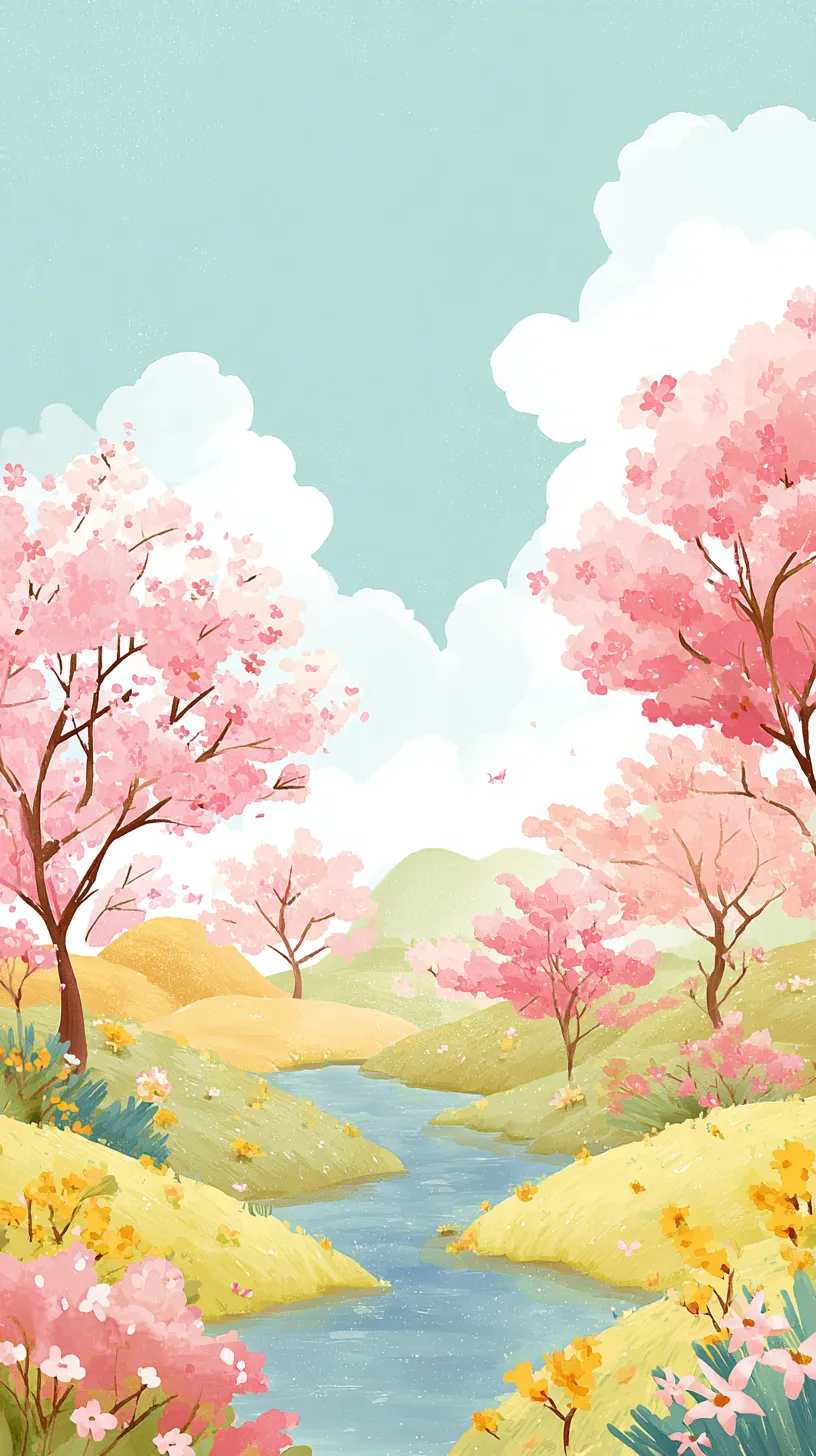 fond d'écran Printemps updated iphone 16 télécharger gratuit