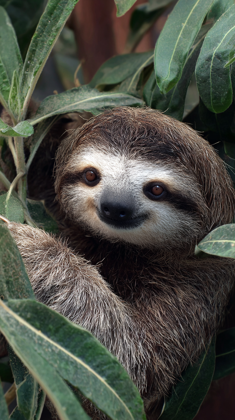 fond d'écran Paresseux iphone 16 pro max télécharger gratuit