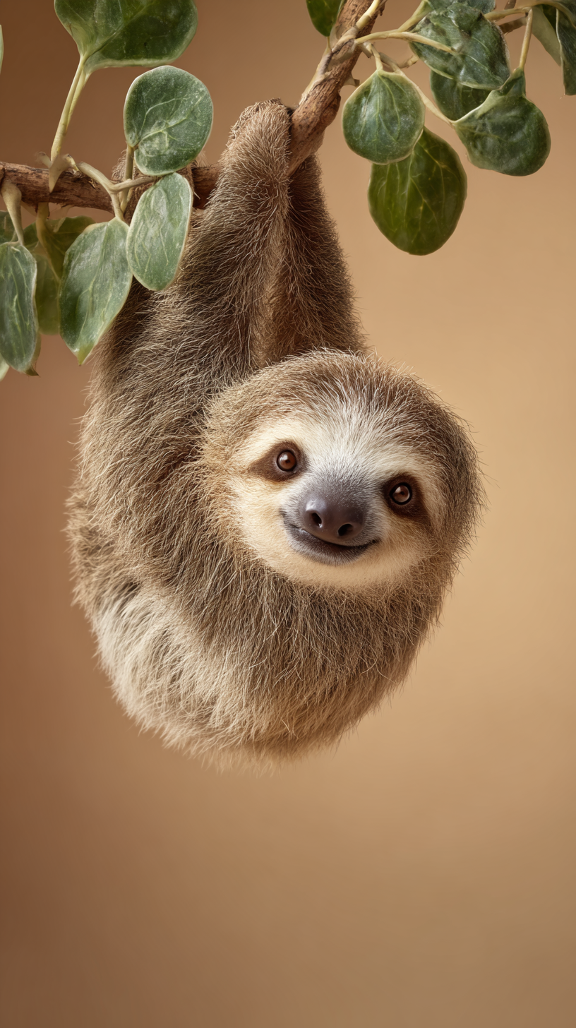 fond d'écran Paresseux téléphone Oppo gratuit