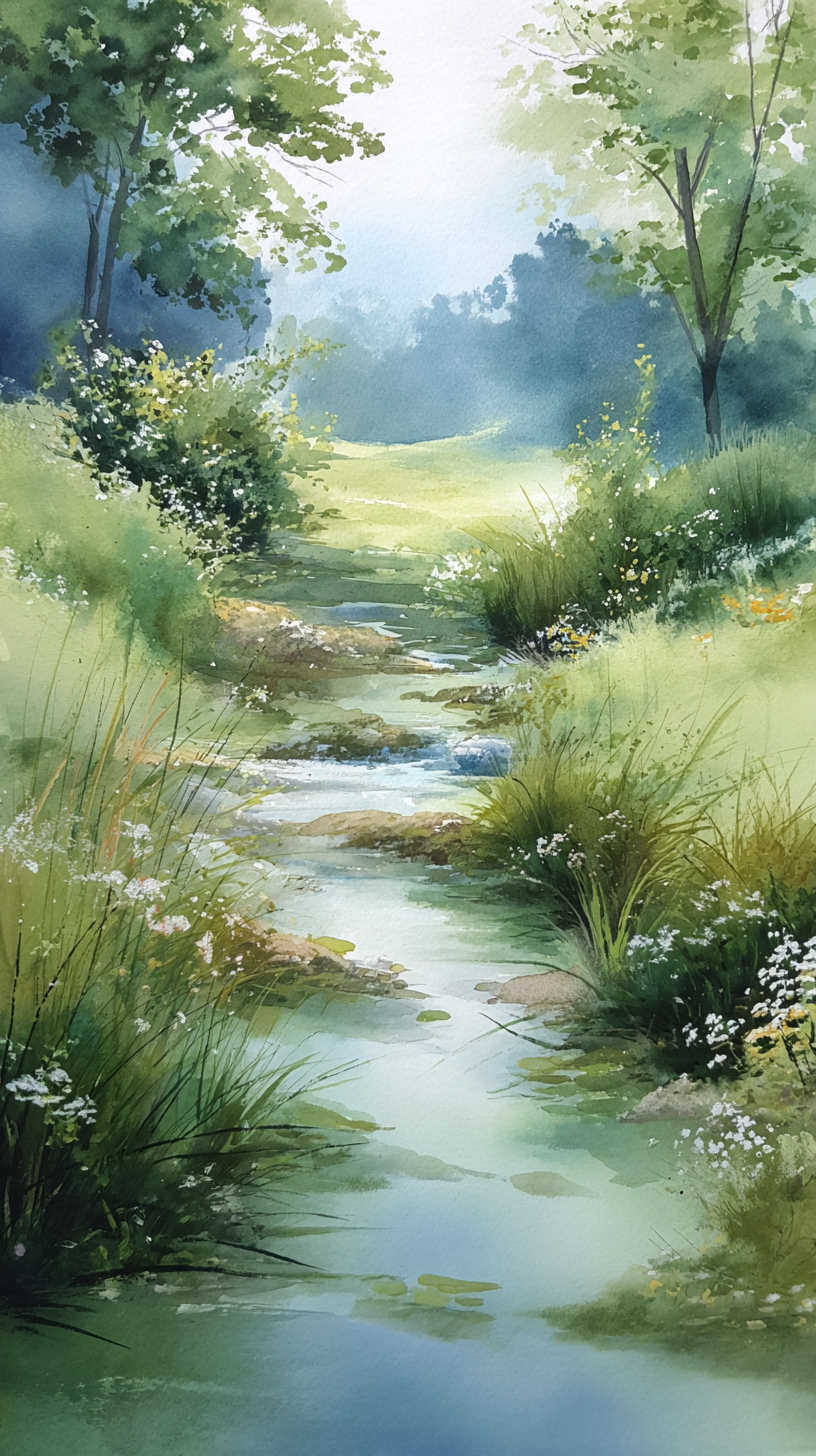 fond d'écran Aquarelle téléphone gratuit télécharger gratuit