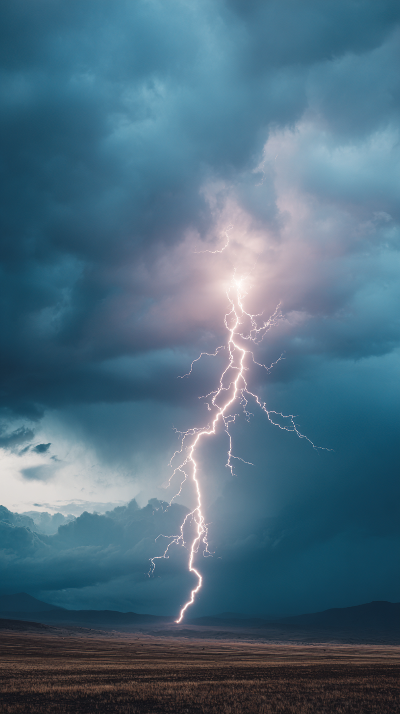 fond d'écran Foudre iphone 15 gratuit