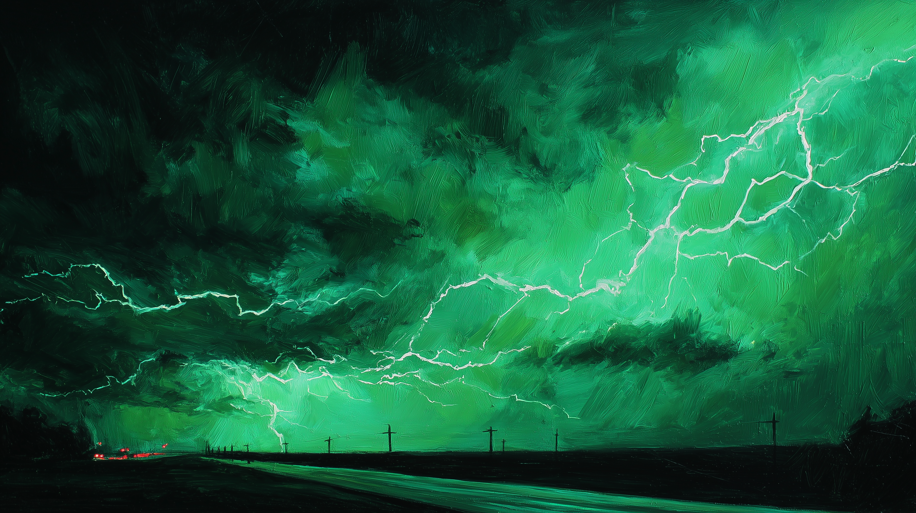 fond d'écran Foudre 3840x1440 téléchargement gratuit