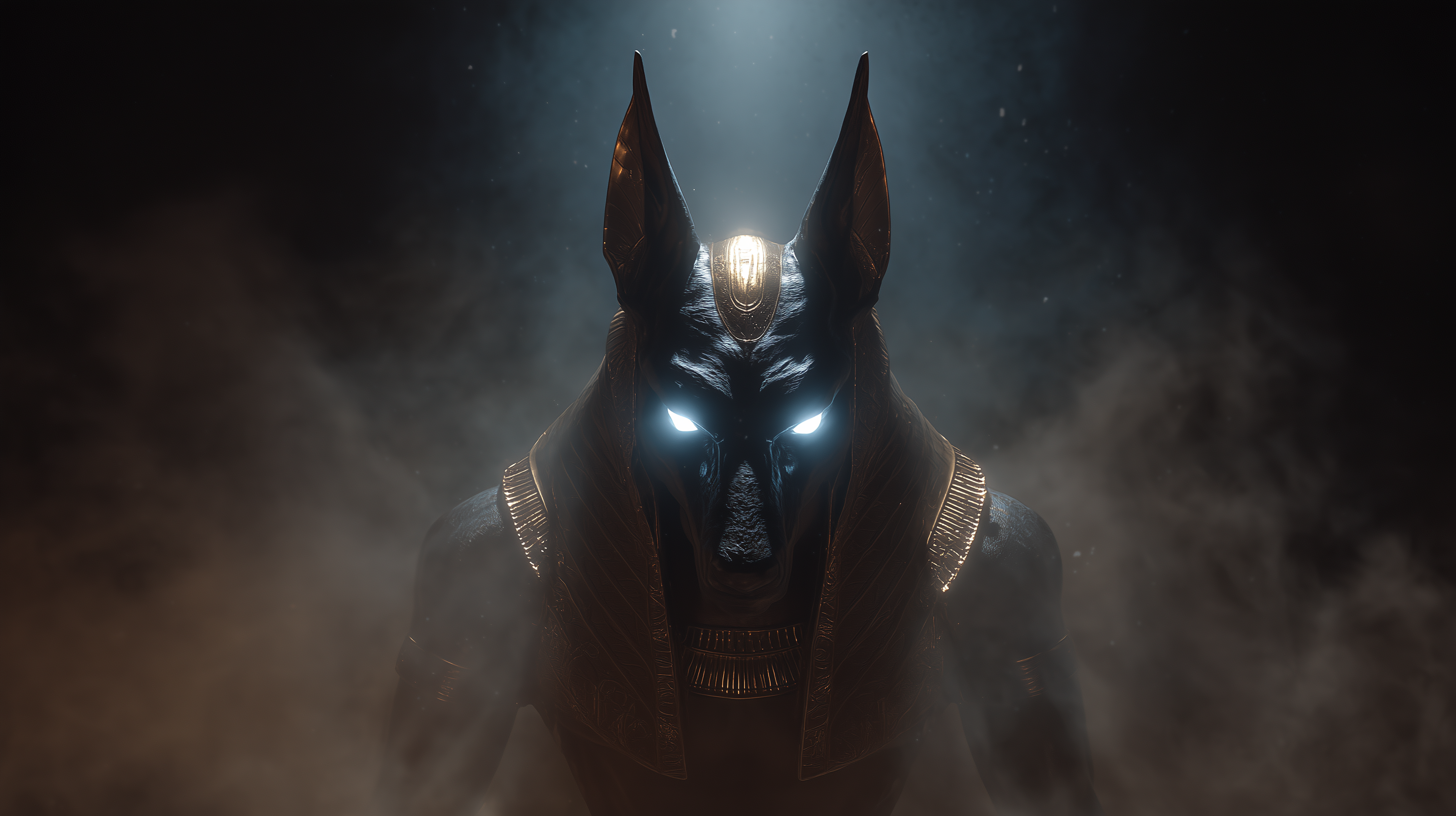 fond d'écran Anubis 3840 x 1080 téléchargement gratuit