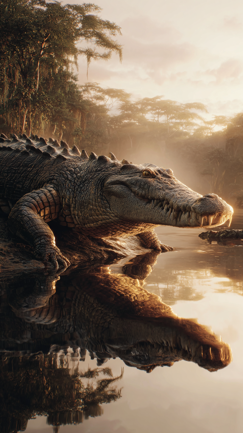 fond d'écran Crocodylidae téléphone Oppo gratuit