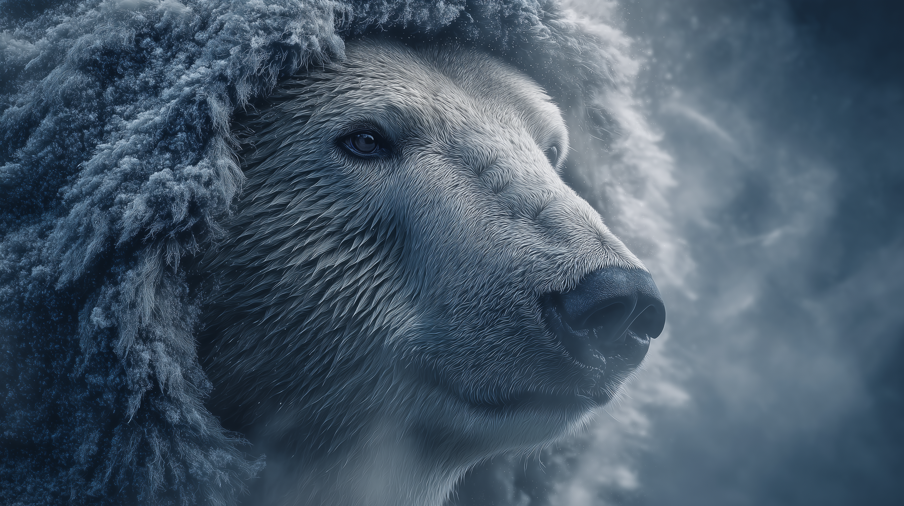 fond d'écran Ours blanc mac apple téléchargement gratuit