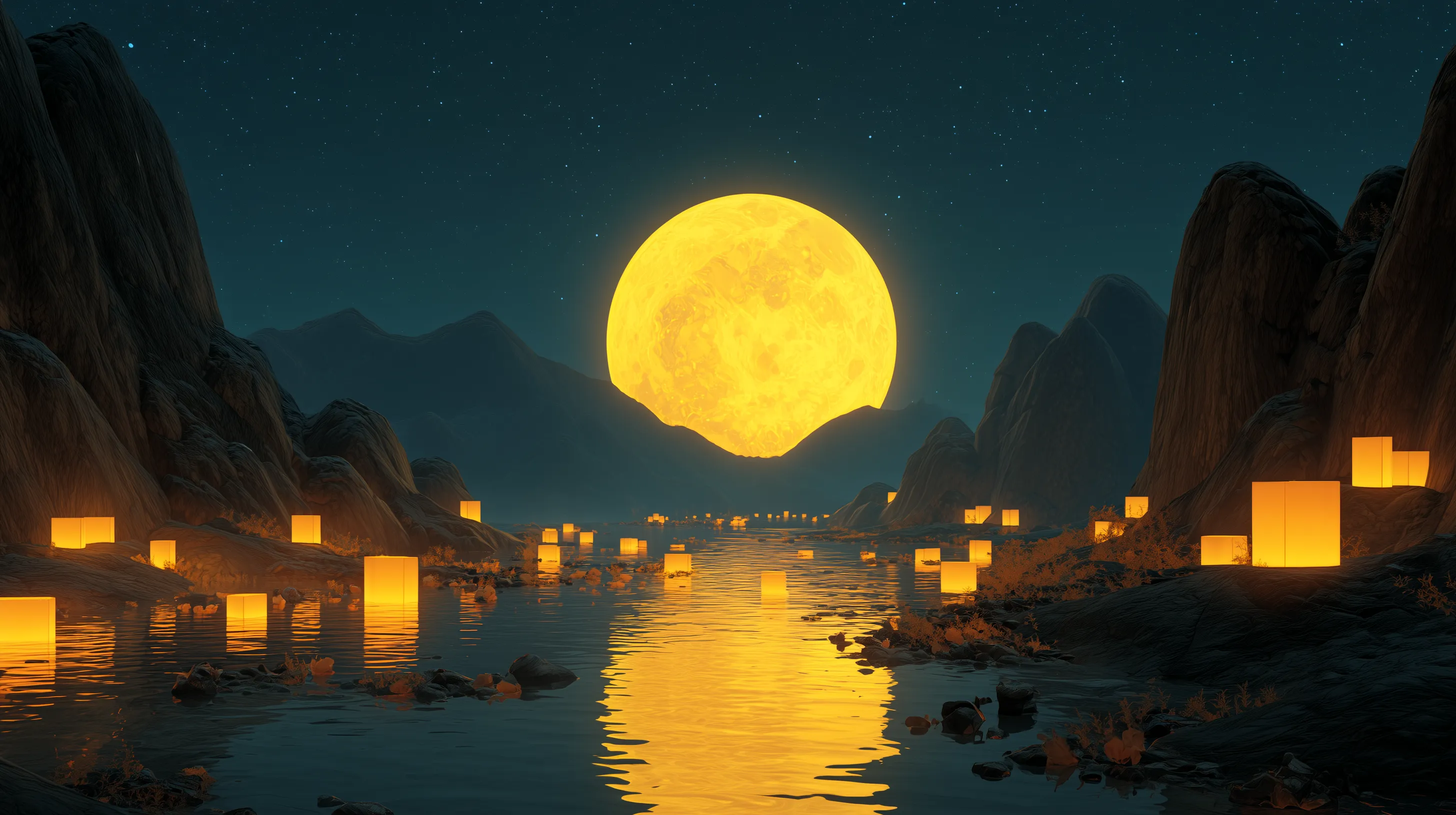 fond d'écran Lune updated 4k windows 10 téléchargement gratuit