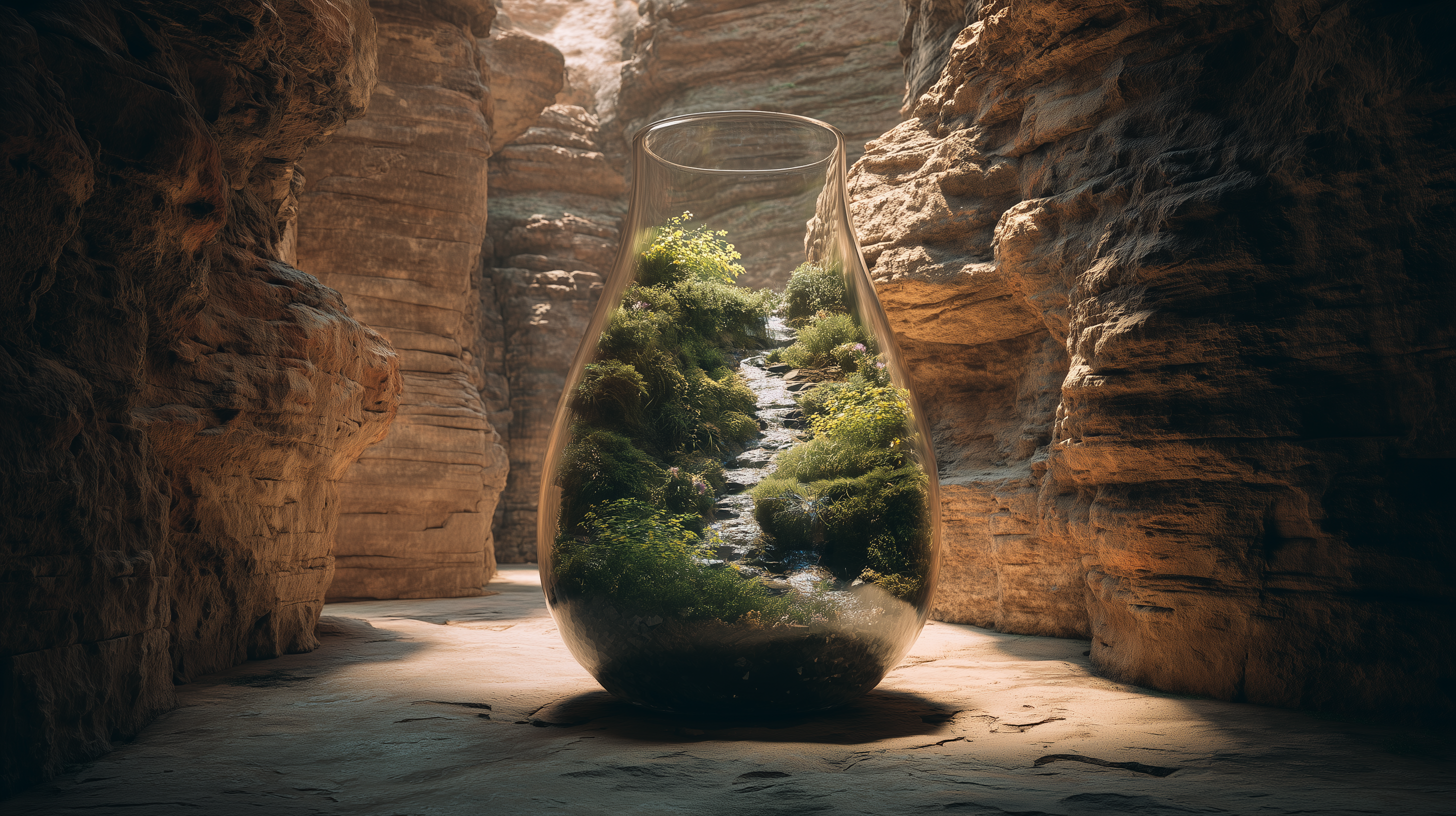 fond d'écran Terrarium pc 5120x2880 téléchargement gratuit