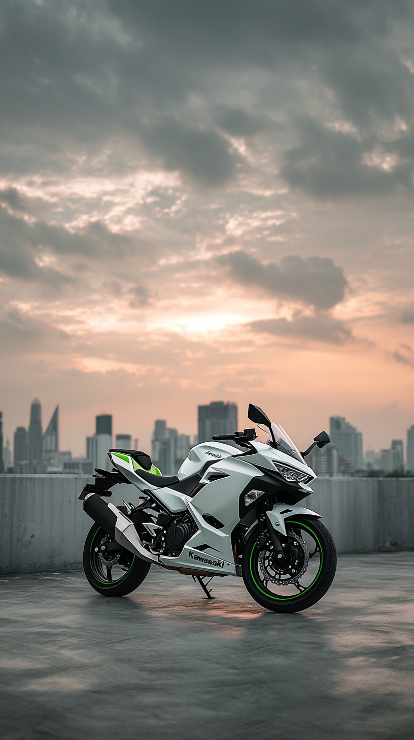 fond d'écran Kawasaki iphone 16 pro max télécharger gratuit