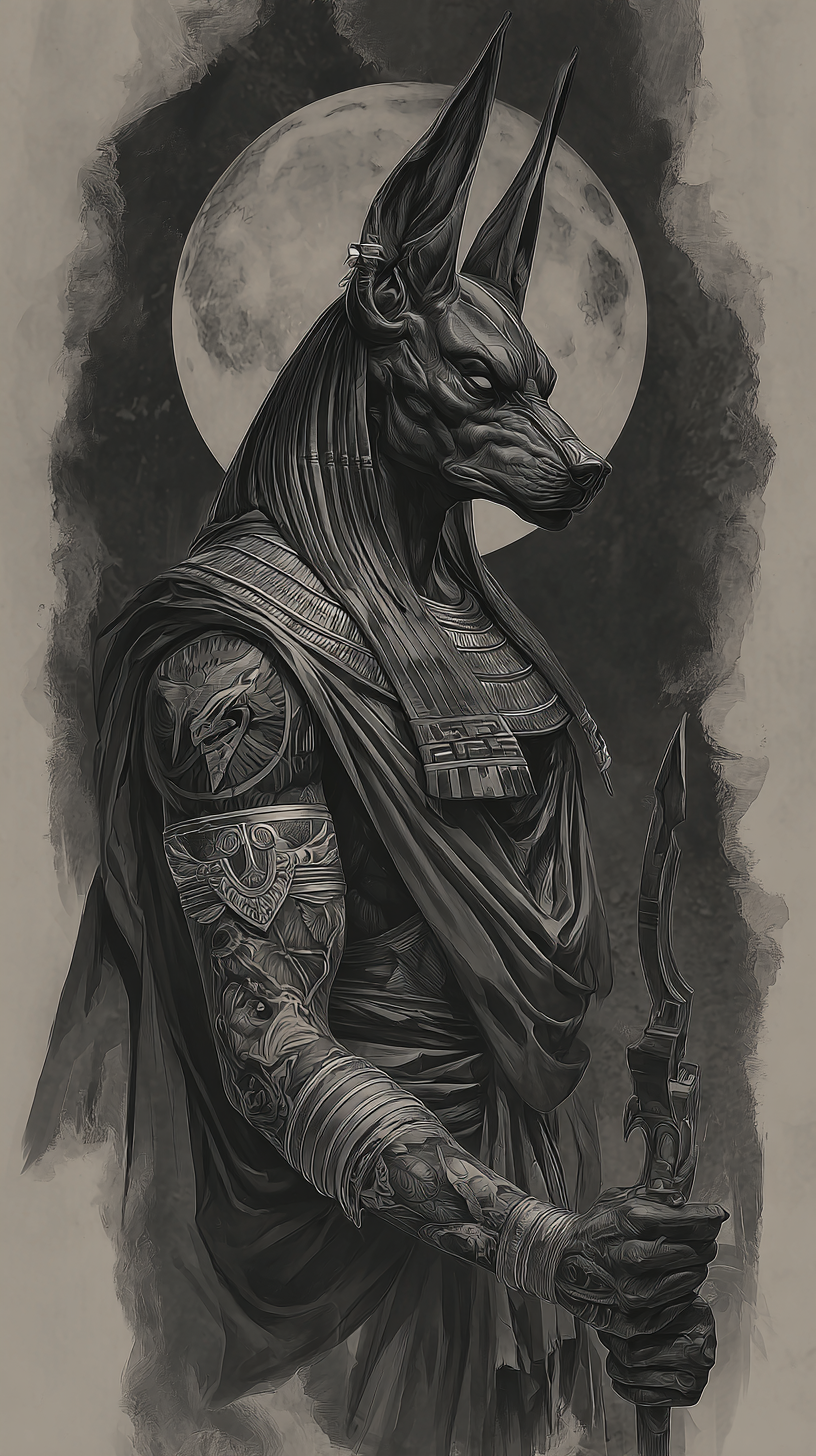 fond d'écran Anubis téléphone Realme télécharger gratuit