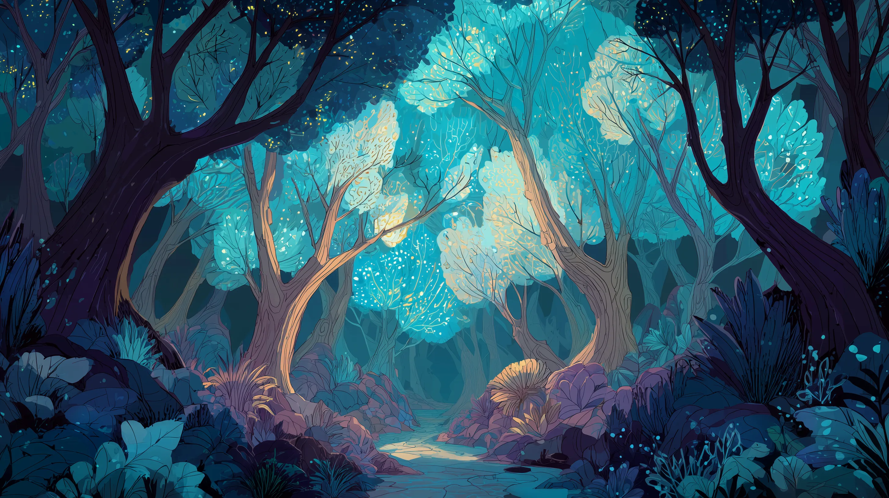 fond d'écran Forêt updated 1920x1200 téléchargement gratuit