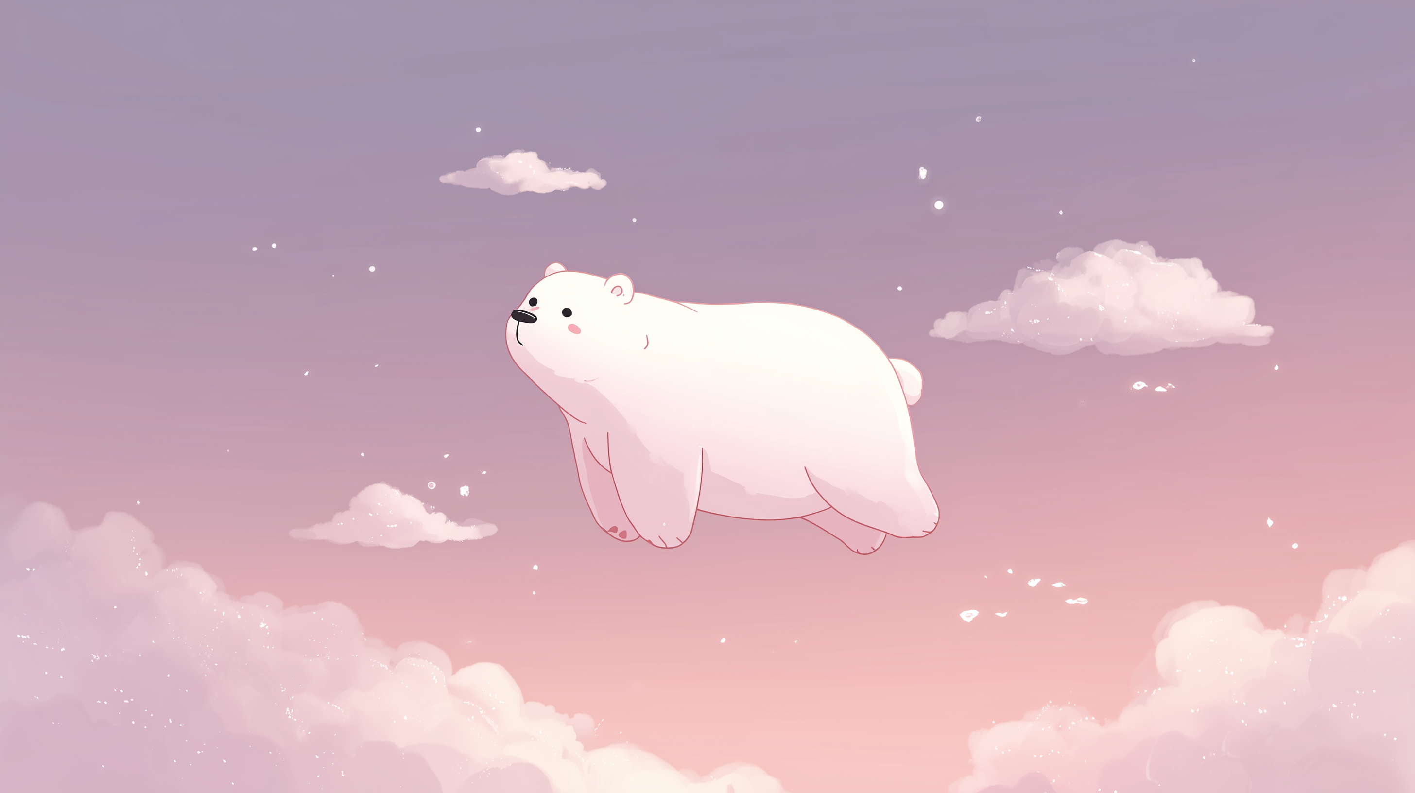 dell fond d'écran Ours blanc téléchargement gratuit