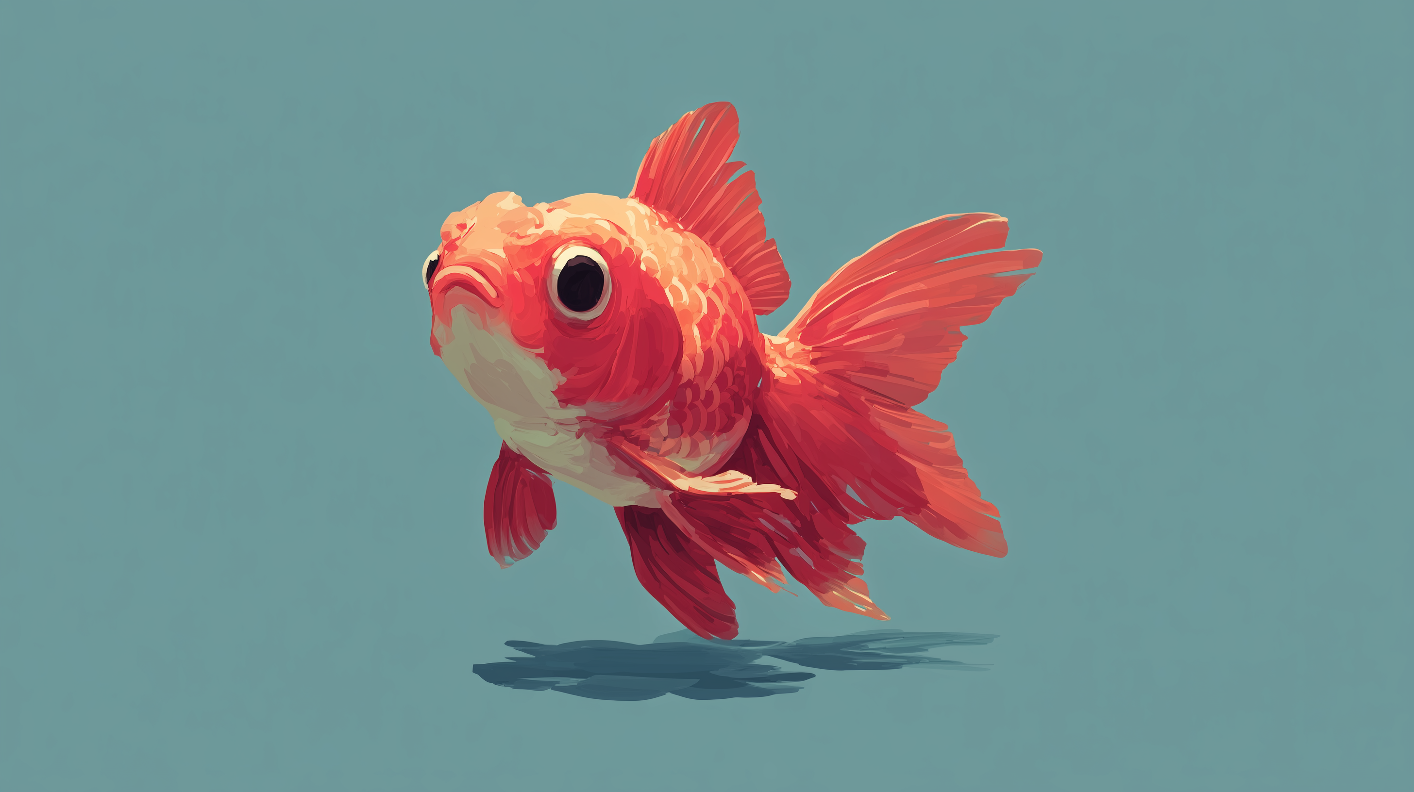 fond d'écran Poisson rouge dell téléchargement gratuit