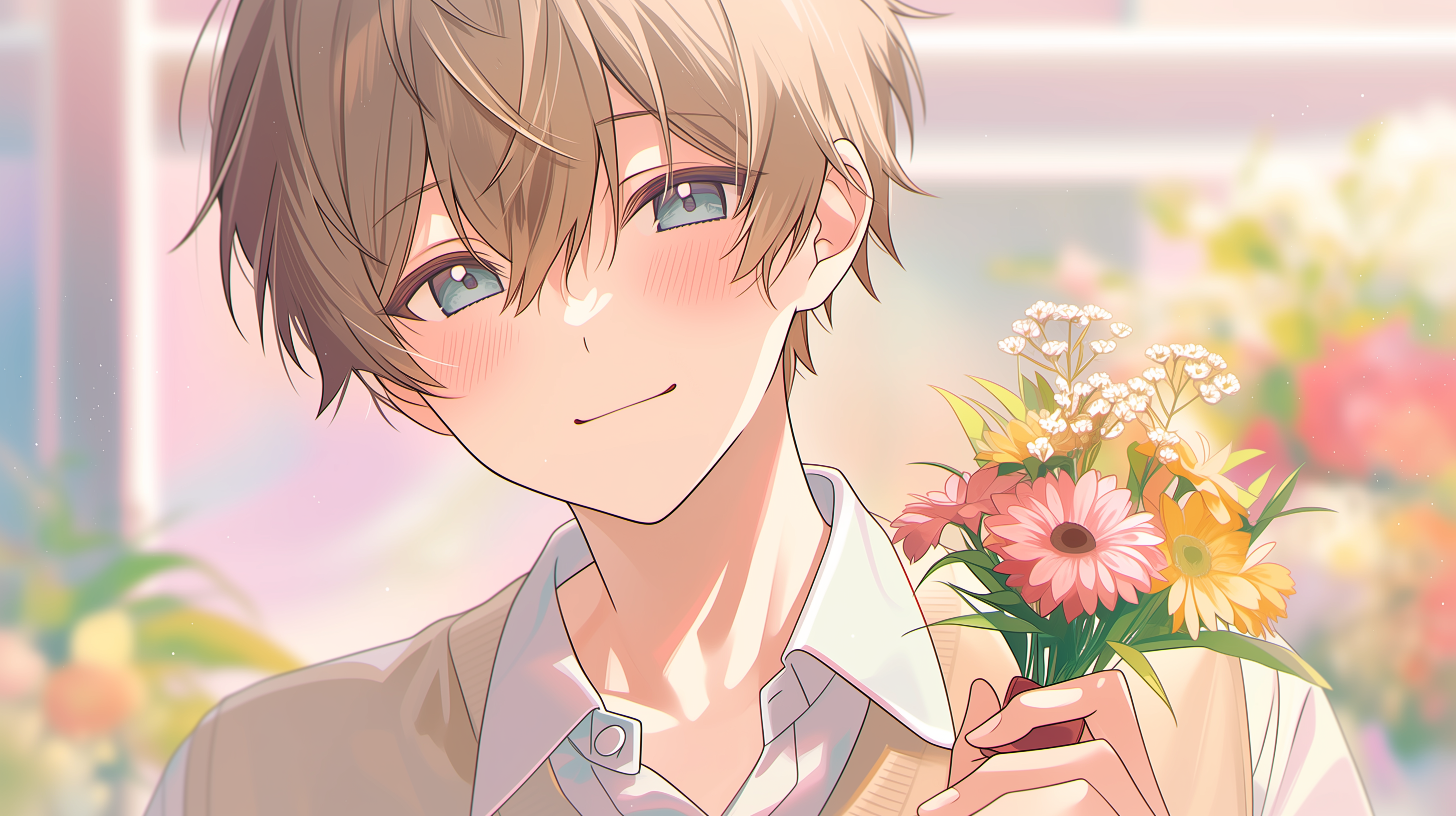 fond d'écran Garçon Anime full hd 1920x1080 téléchargement gratuit