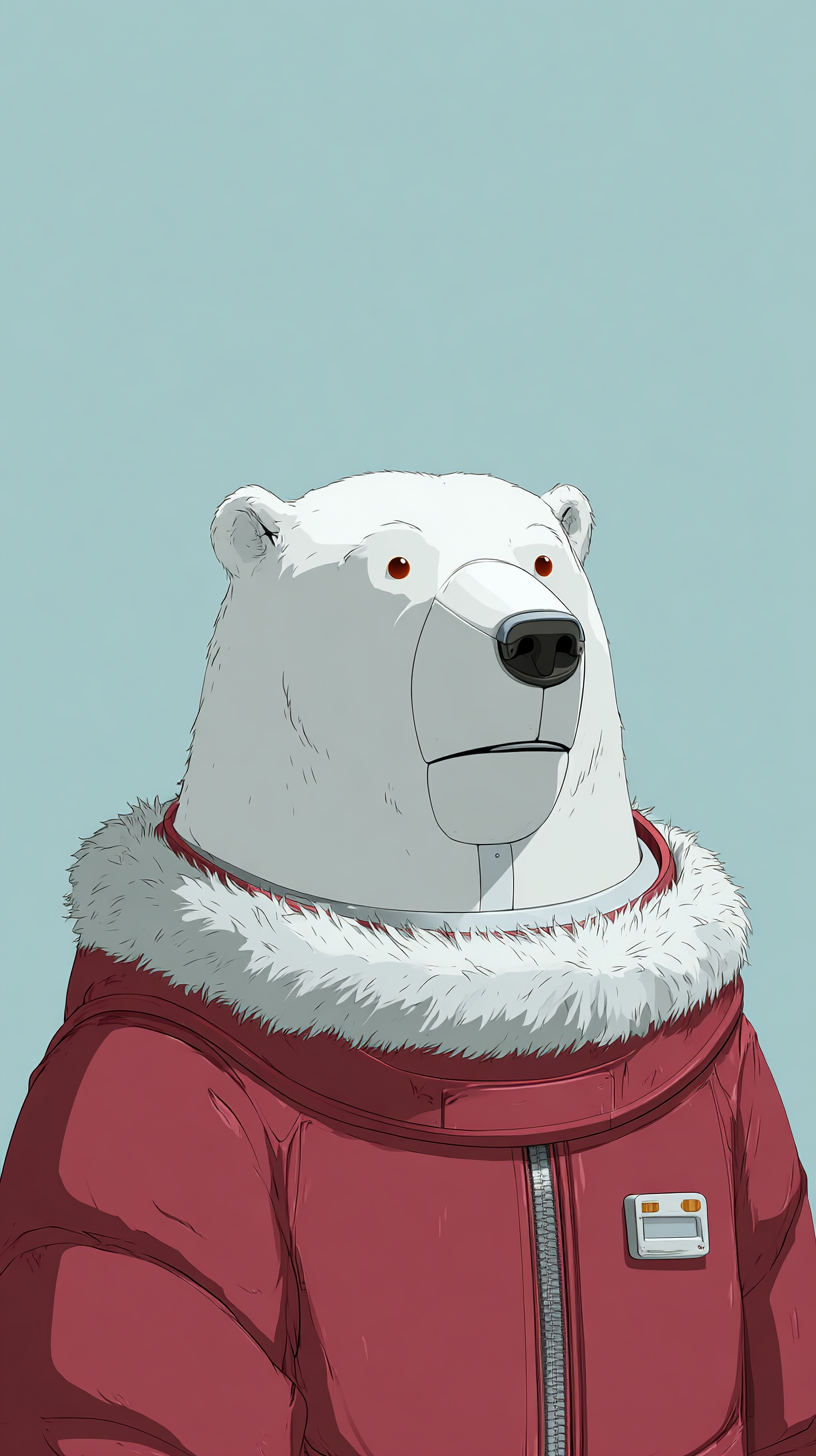 iphone fond d'écran Ours blanc gratuit