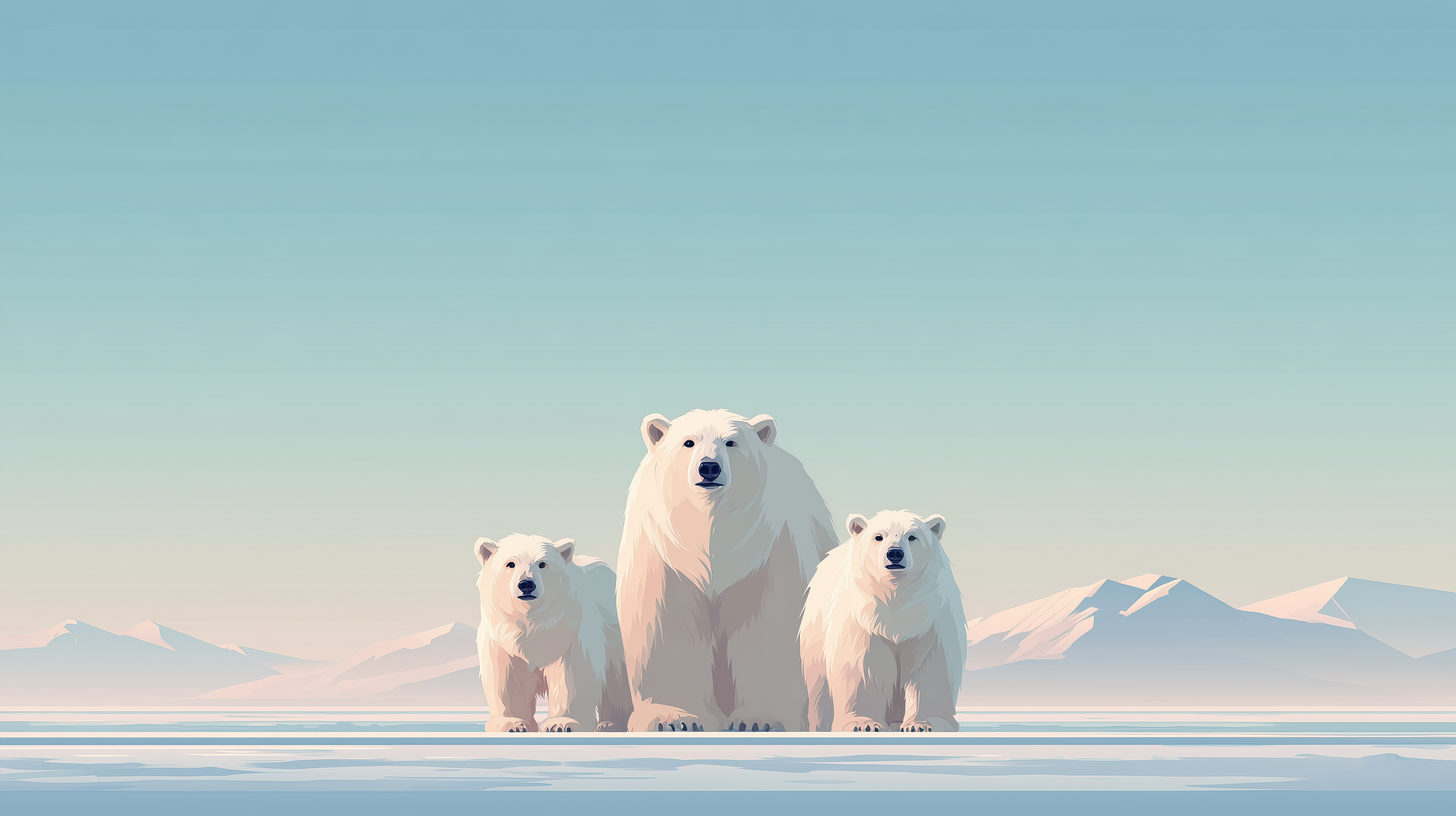 fond d'écran Ours blanc 4k windows téléchargement gratuit