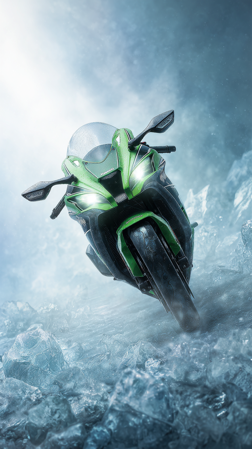 fond d'écran Kawasaki iphone gratuit