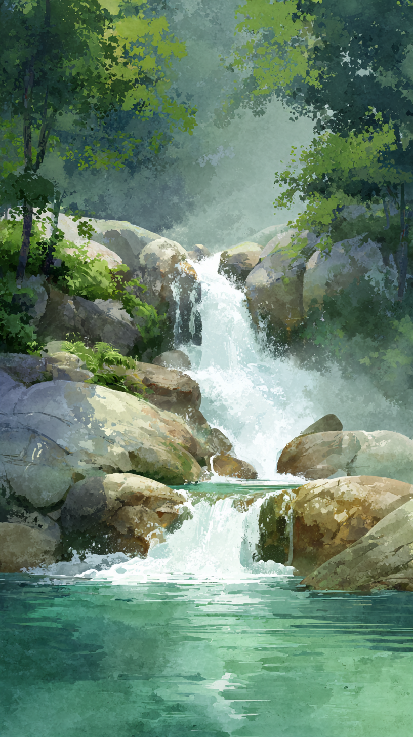 fond d'écran Aquarelle android gratuit sans filigrane