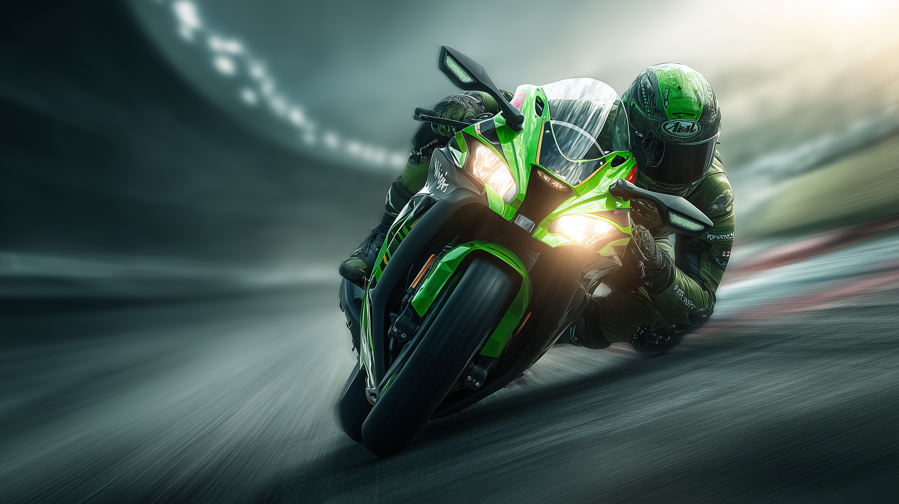 fond d'écran Kawasaki 2560x1080 téléchargement gratuit