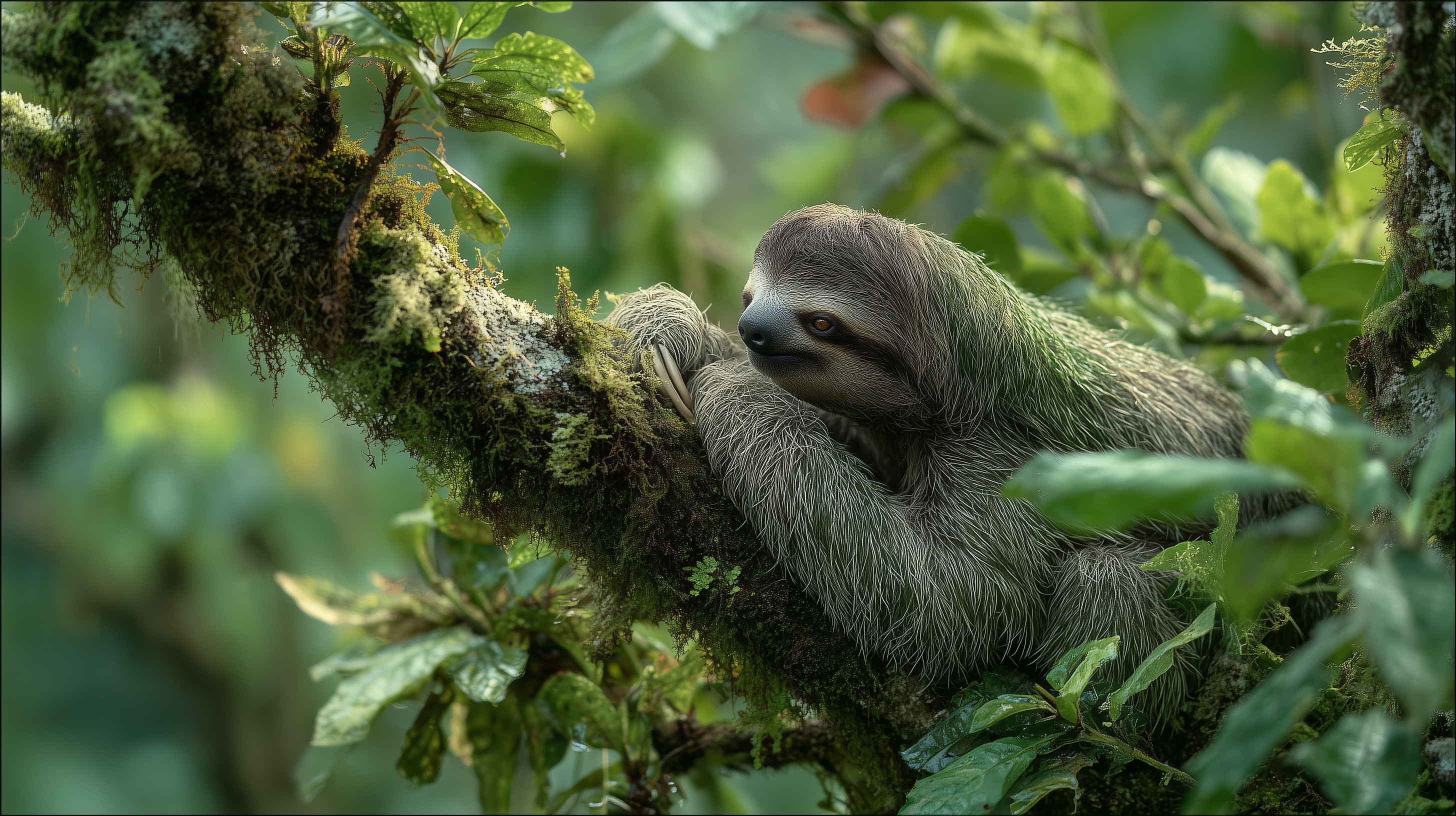 fond d'écran Paresseux 5k téléchargement gratuit