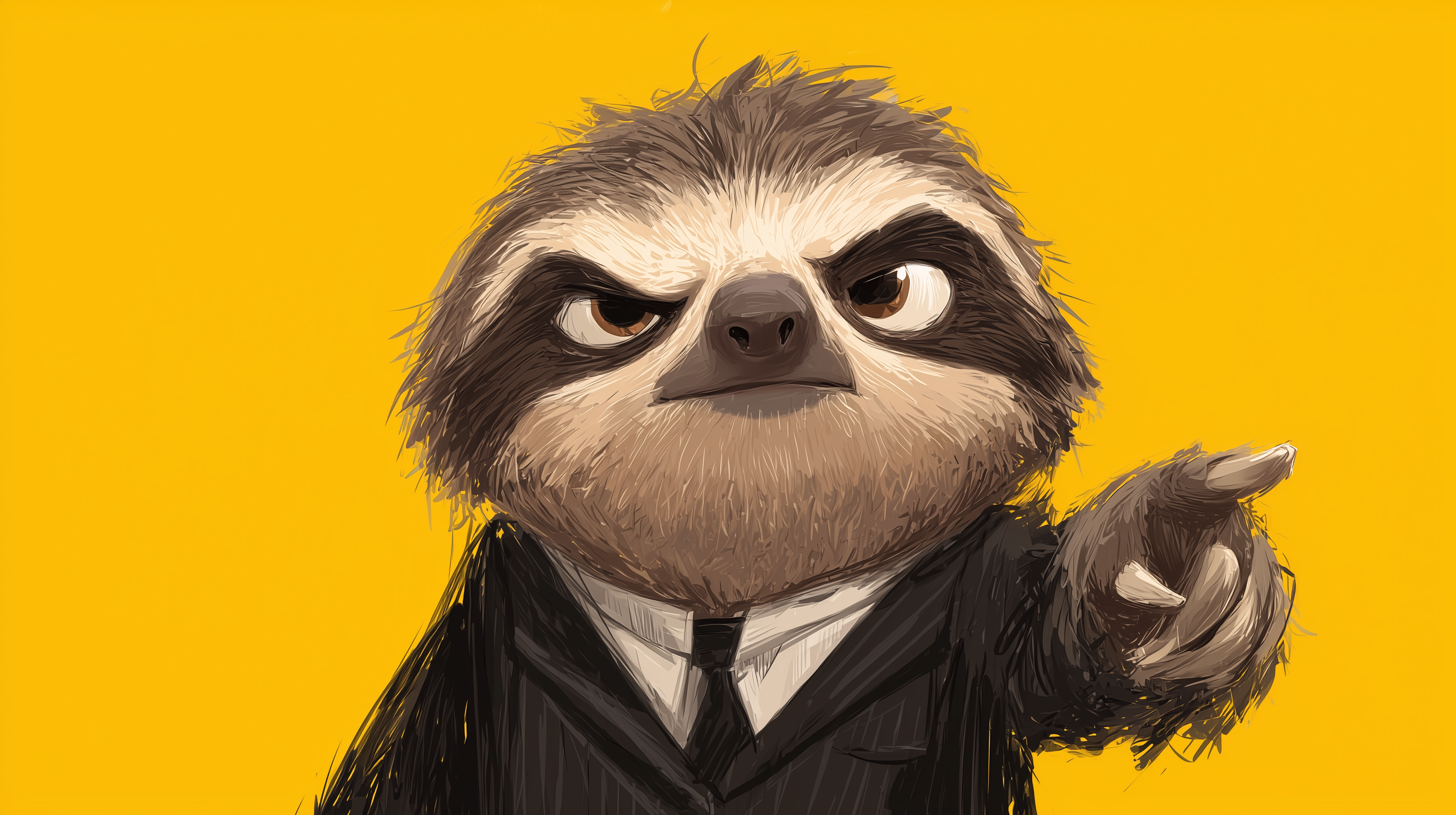 fond d'écran Paresseux pc 3440x1440 téléchargement gratuit