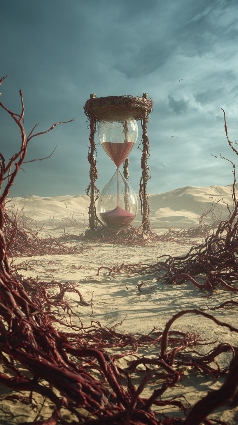 fond d'écran Sablier iphone original télécharger gratuit