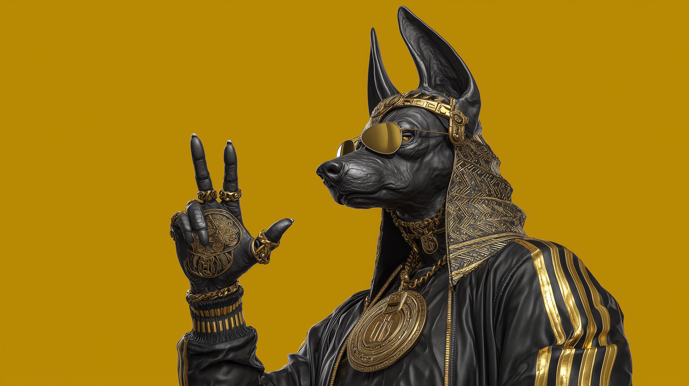 fond d'écran Anubis 4k windows téléchargement gratuit