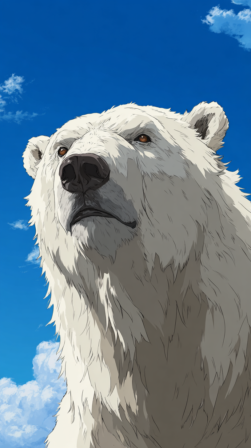 fond d'écran Ours blanc sans filigrane pour téléphone portable gratuit