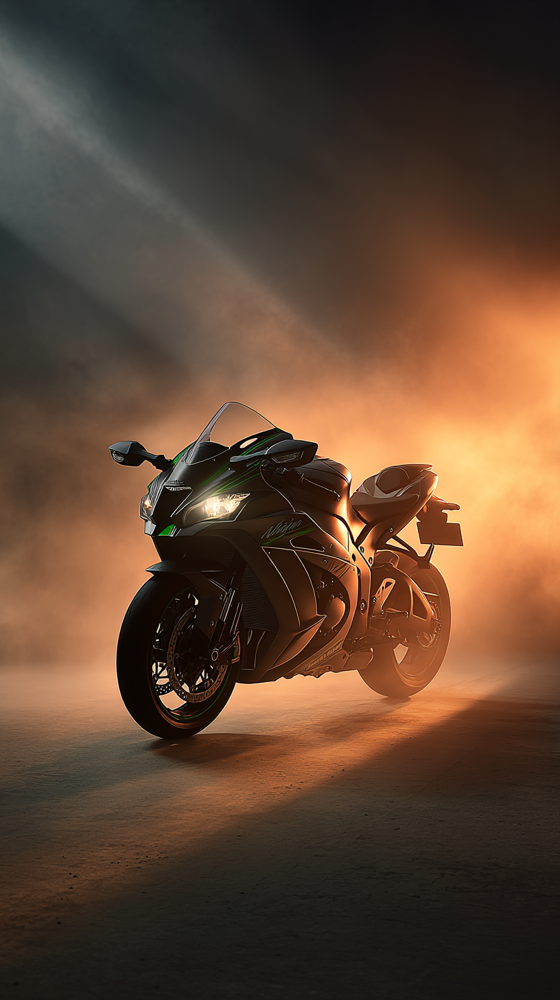 fond d'écran Kawasaki téléphone Huawei gratuit