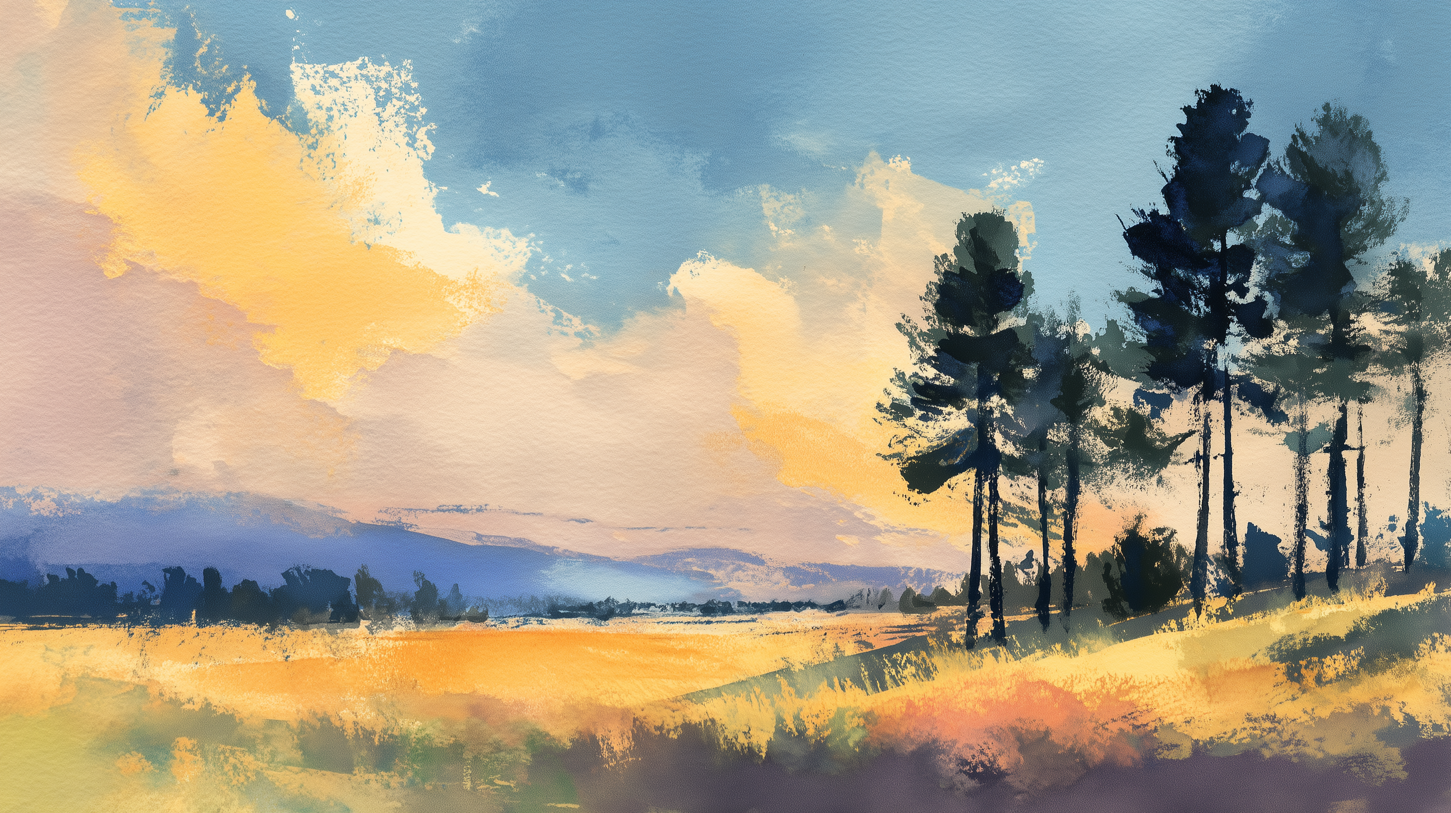 fond d'écran Aquarelle meilleure téléchargement gratuit