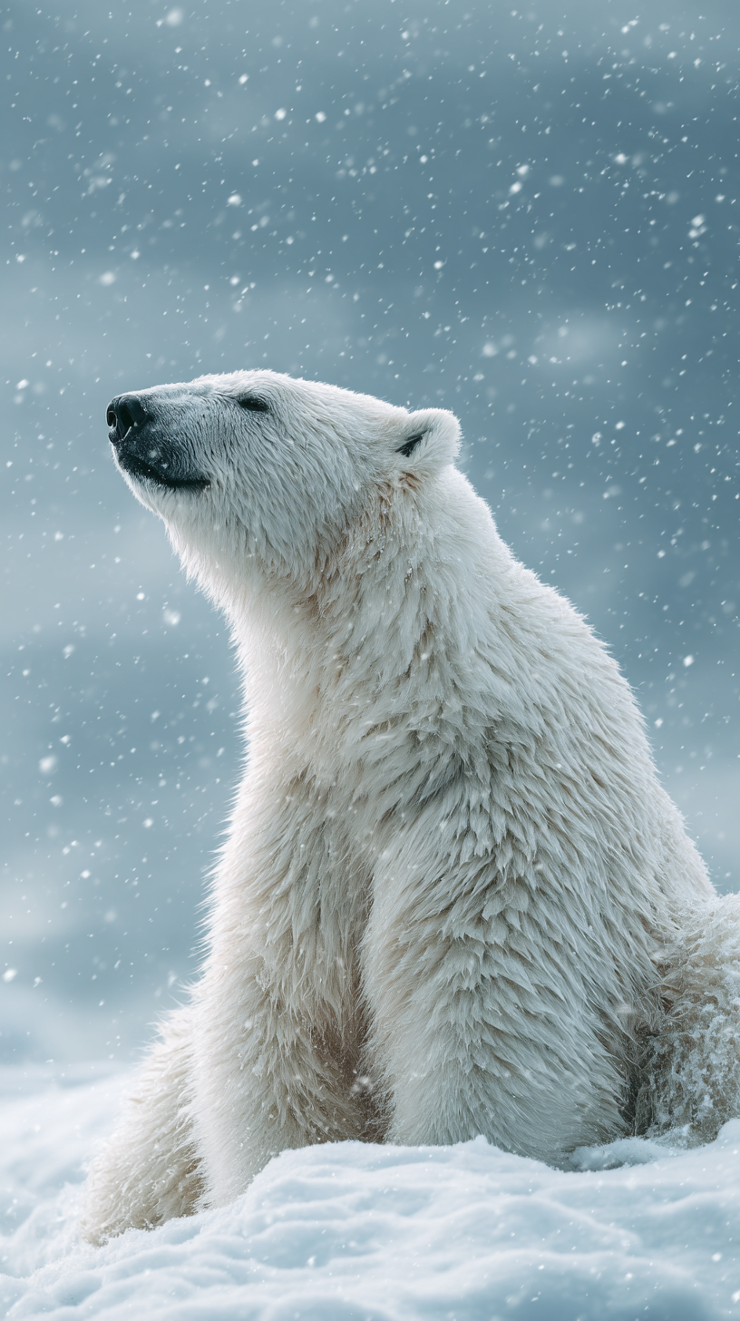 xiaomi fond d'écran Ours blanc télécharger gratuit