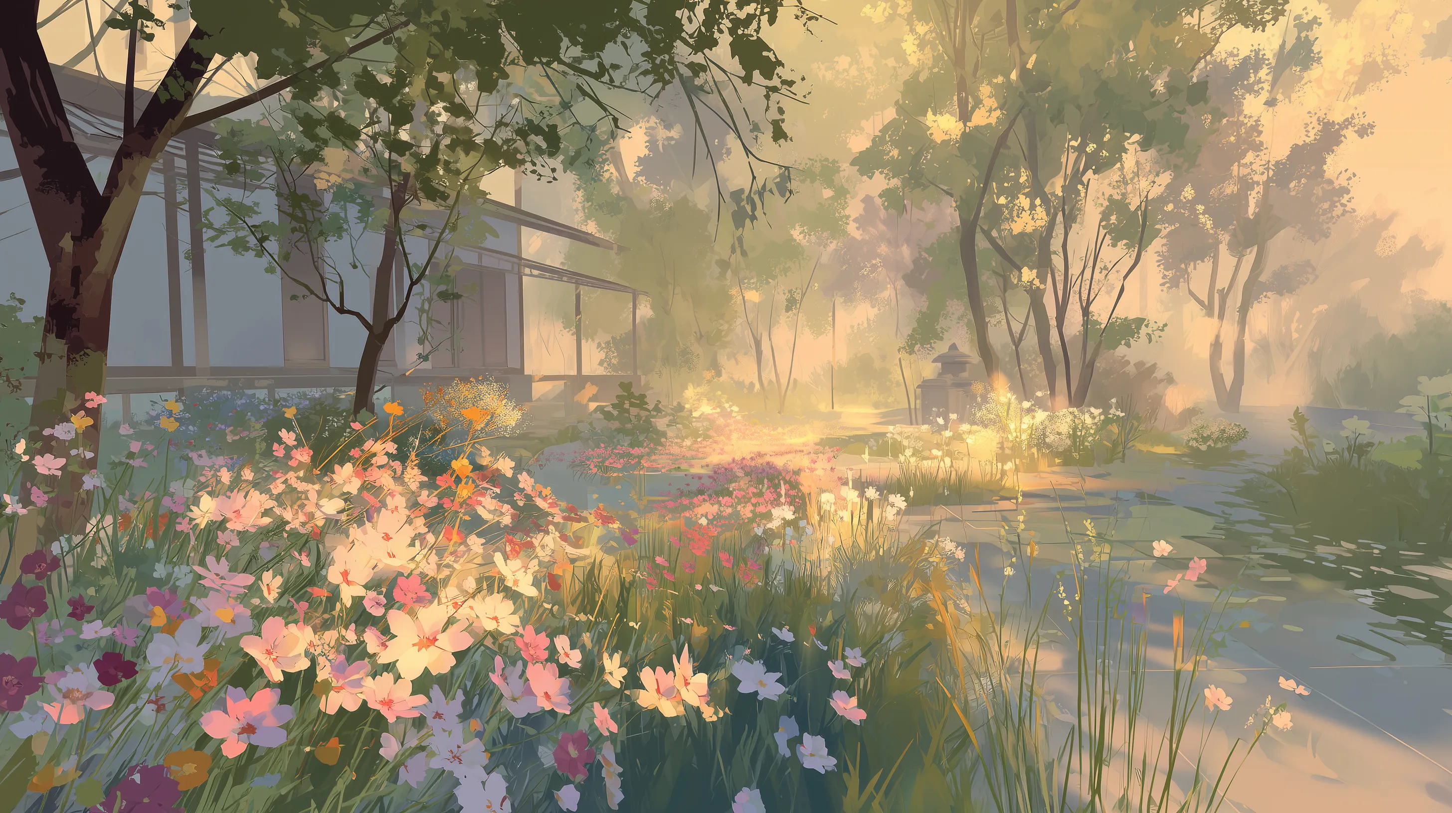 fond d'écran Printemps updated 3840x1440 téléchargement gratuit